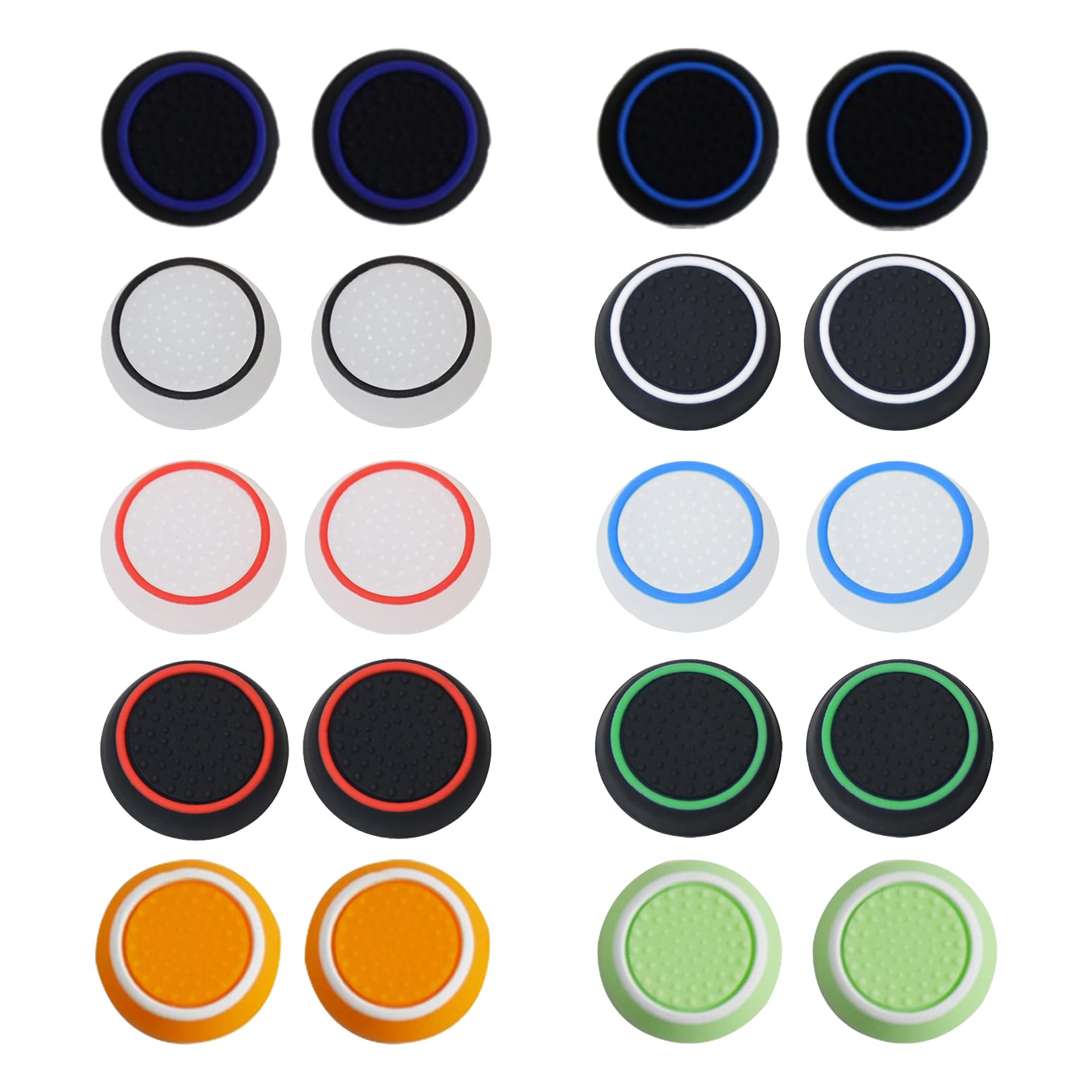 20 Stück Joystick Kappen PS5 Controller Sticks Grips,Silikon Thumbsticks Grips Caps,PS4 PS5 Controller Zubehör für Xbox One Series,Joystick-Schutz Aufsätze,Daumengriffkappen Dualsense(Mehrere Farben) Angebot bei HelloDeals
