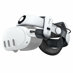 BOBOVR S3 Pro Strap mit Akku Accessories,Kompatibel mit Meta Quest 3/Quest 3S,Luftkühlungssystem und 10000 mAh Hot Swap Akku Angebot bei HelloDeals