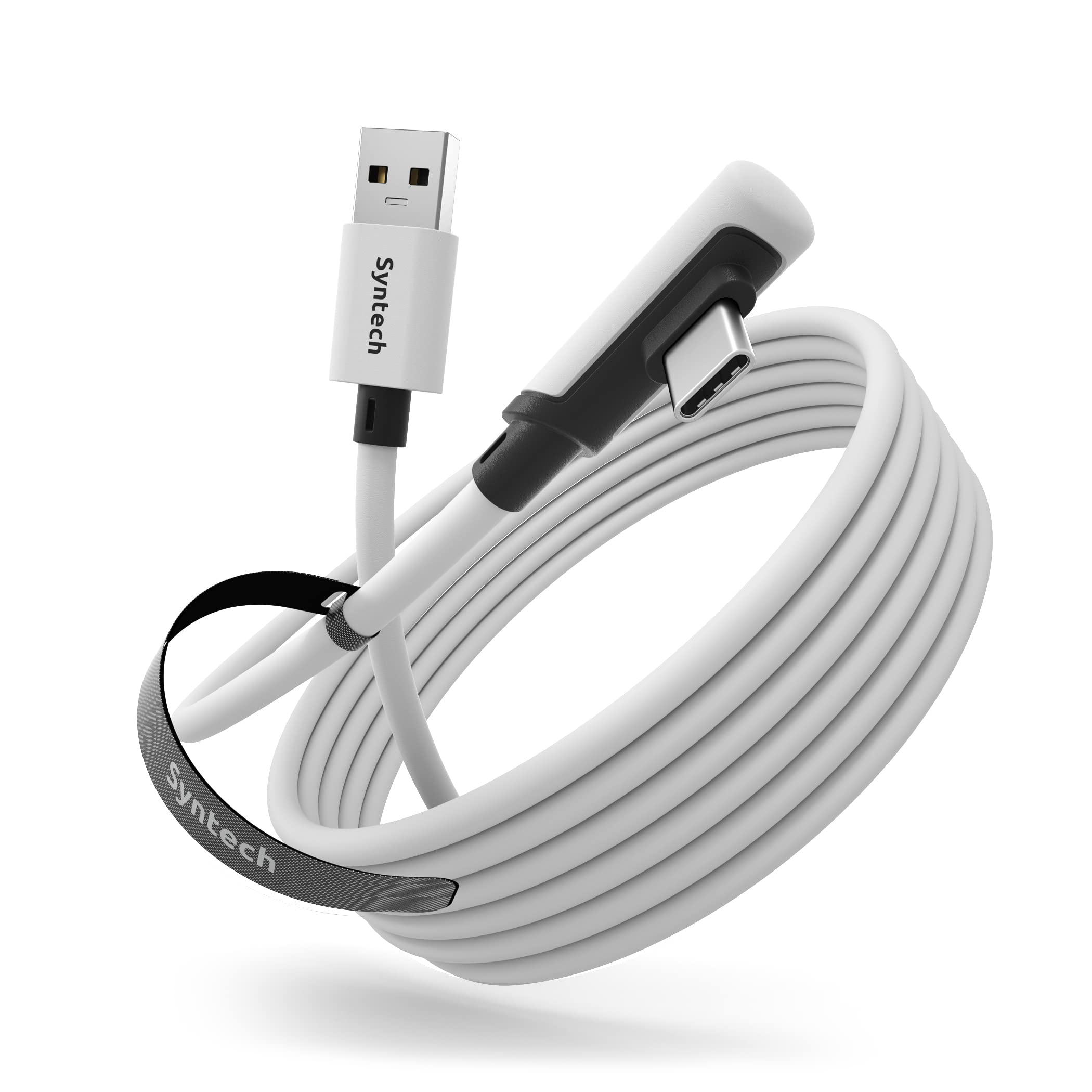 Syntech Link Kabel 3M, Kompatibel mit Oculus Meta Quest 3/3S, Quest2/1/Pro und Pico 4, PC Steam VR Zubehör, High Speed Datenübertragung, USB 3.0 zu USB C Kabel für VR und Gaming PC, Weiß 3M Weiß Angebot bei HelloDeals