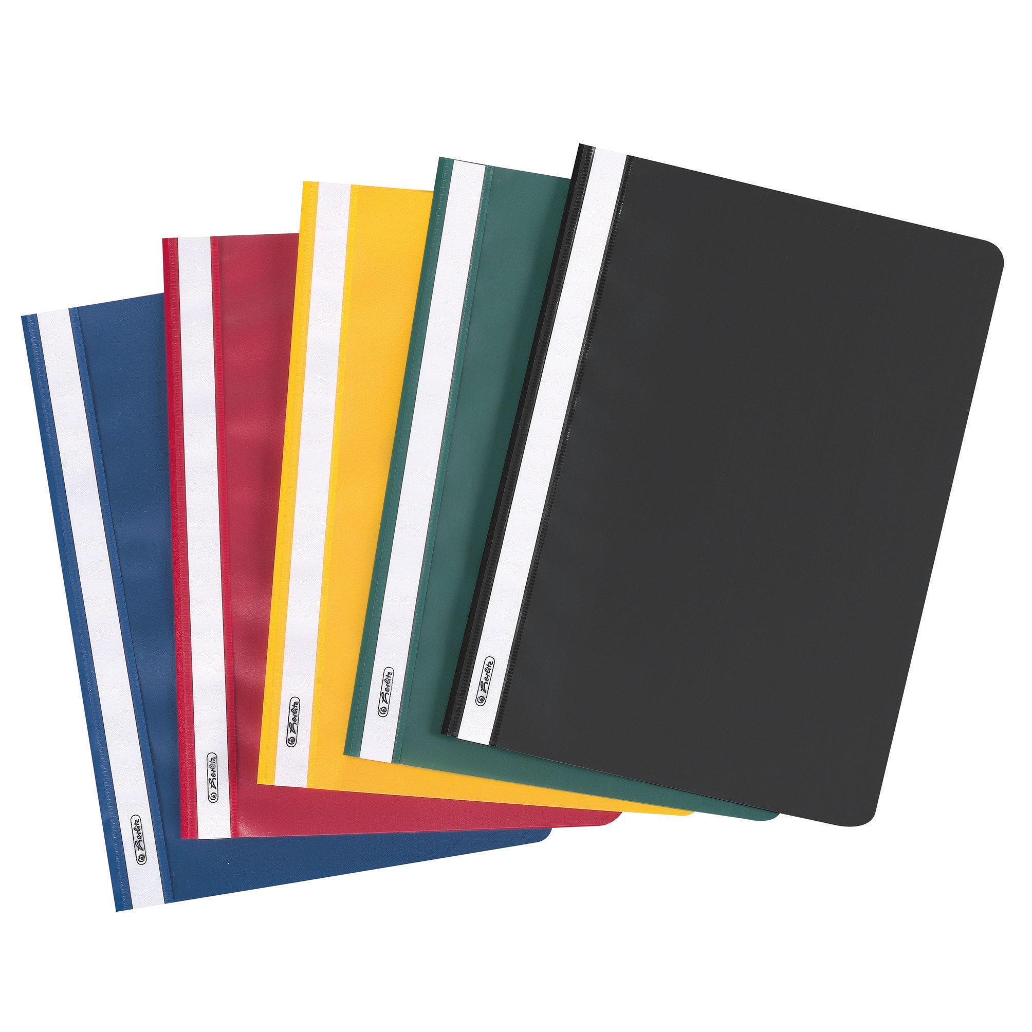 Herlitz Schnellhefter A4, Kunststoff, sortierte Farben, 10 Stück farbig sortiert A4 Angebot bei HelloDeals