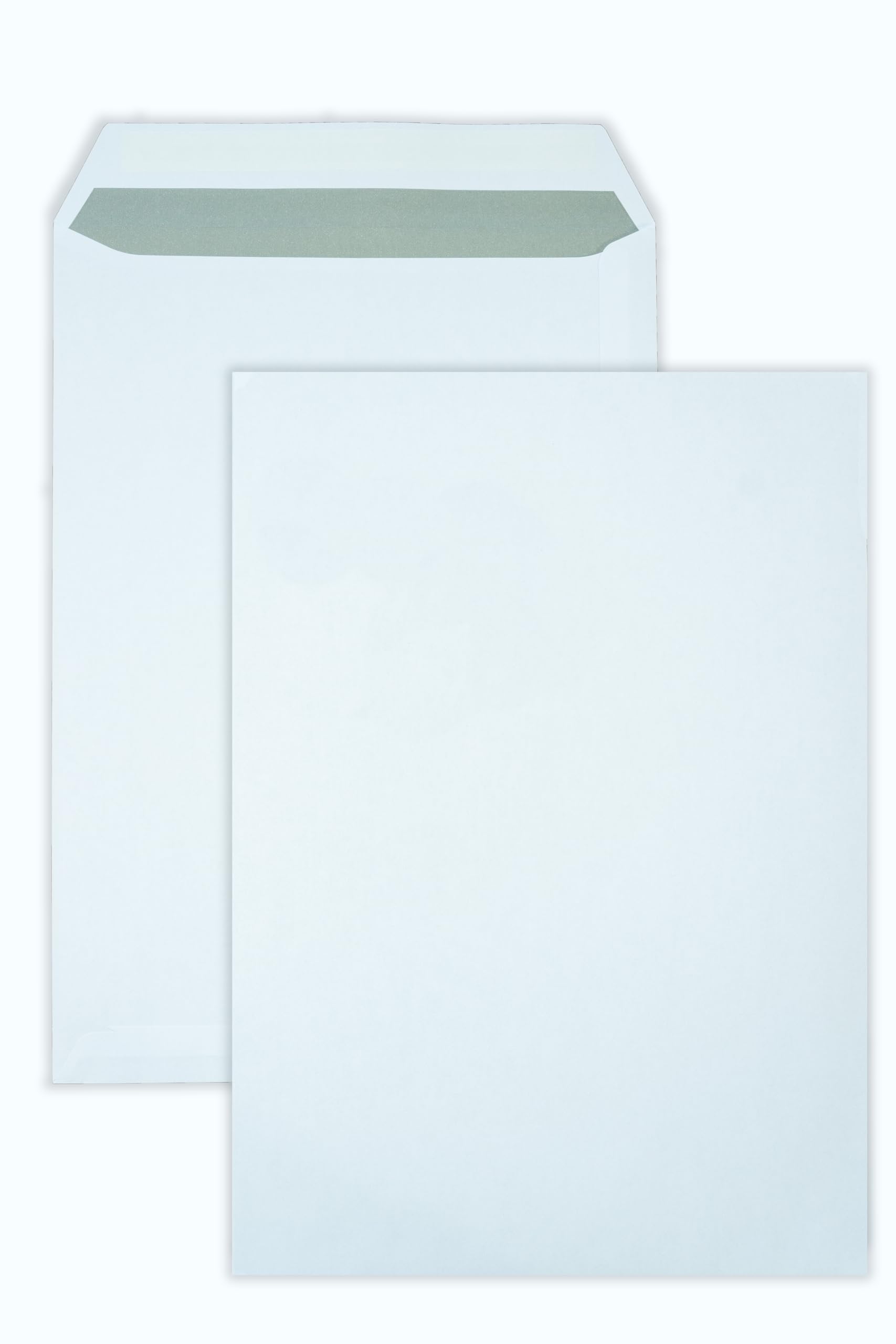 50x Versandtaschen DIN C4 A4 weiß peal&seal Klebestreifen ohne Fenster 324x229mm 100g/m2 (ohne Fenster) Angebot bei HelloDeals