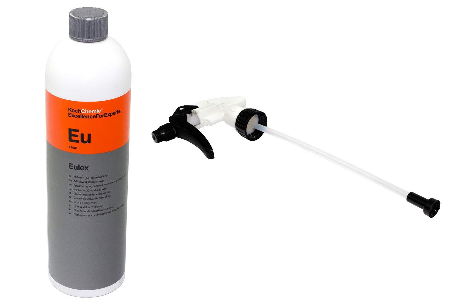 Klebstoff- & Fleckenentferner Eulex Koch Chemie 1 Liter + Sprühkopf Angebot bei HelloDeals