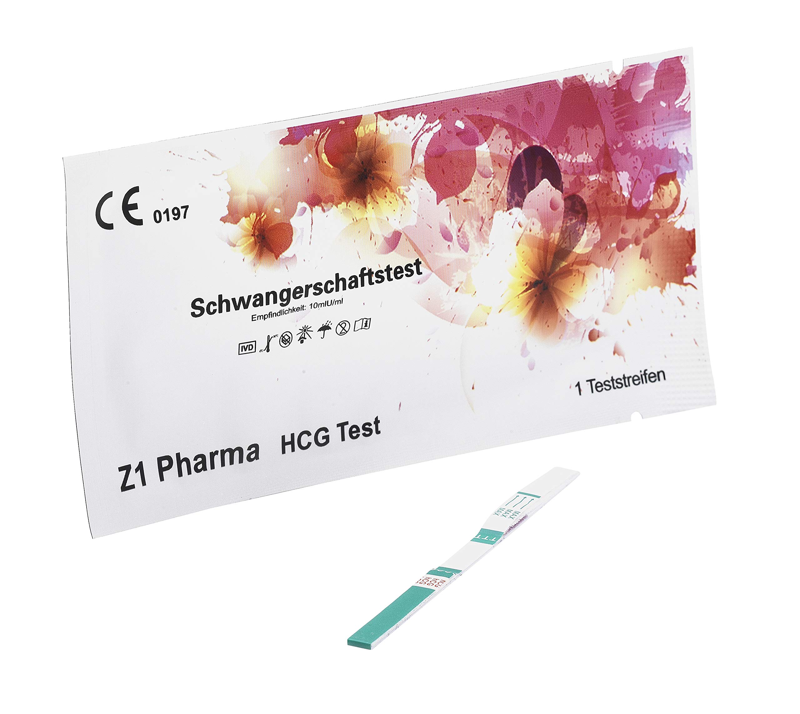 20x Z1 Pharma® Schwangerschaftstest 4. Generation - Frühtest Empfindlichkeit 10 miu/ml 20 stück (1er Pack) Angebot bei HelloDeals