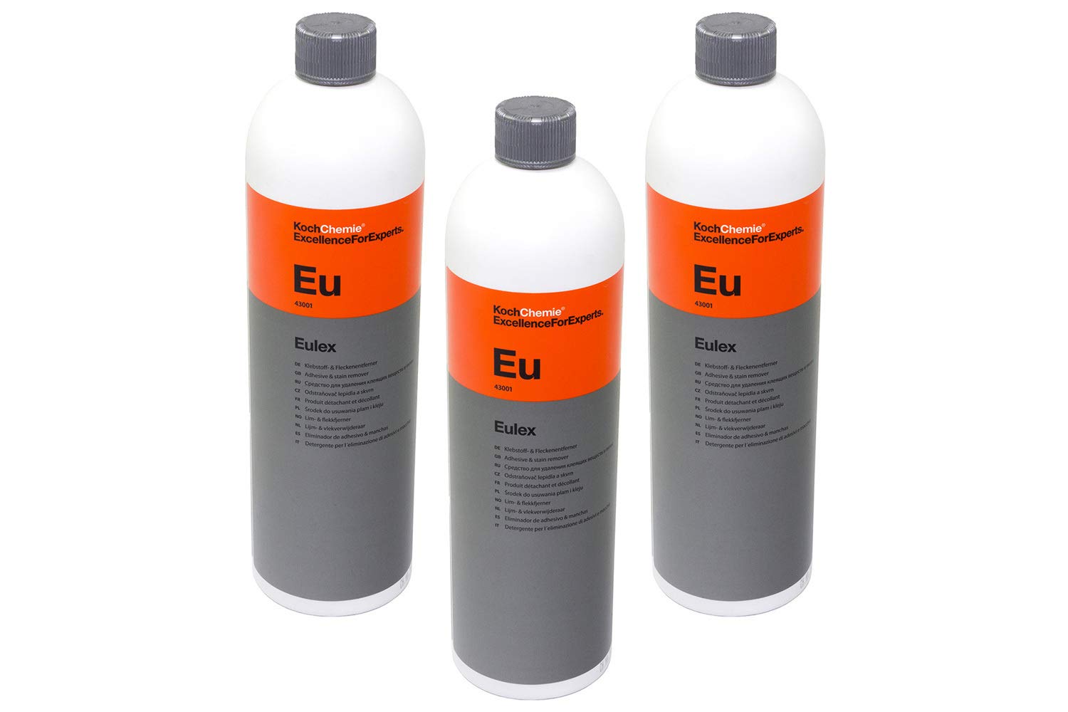3x 1 Liter Klebstoff- & Fleckenentferner Eulex Koch Chemie Flecken Entferner Angebot bei HelloDeals