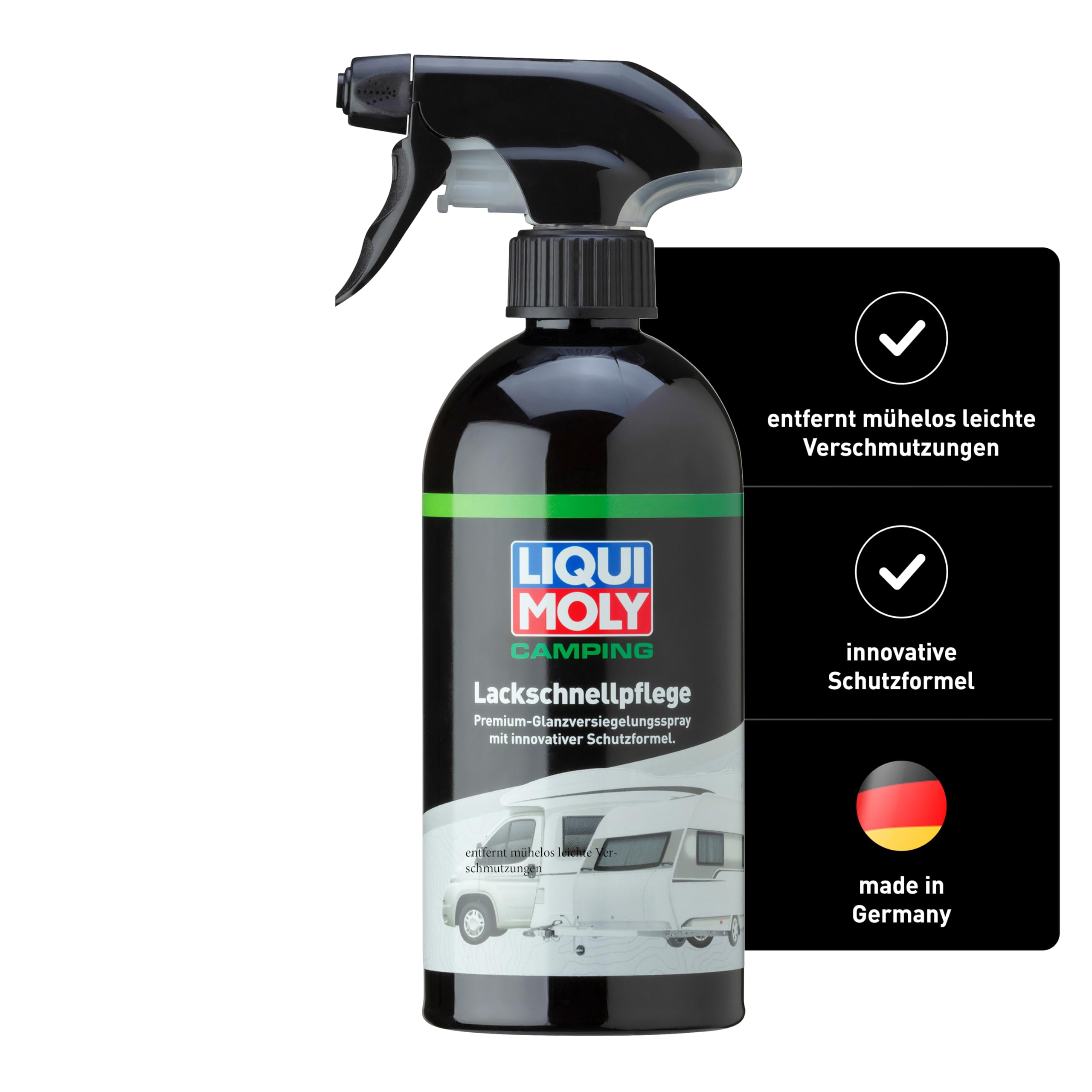 LIQUI MOLY Camping Lackschnellpflege | 500 ml | Reinigung / Pflege / Wartung | Art.-Nr.: 21811 Angebot bei HelloDeals