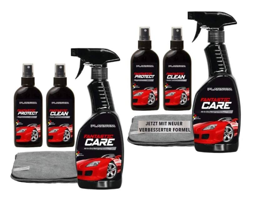 Platinum Fantastic Results - Autopflege-Set inkl. Microfasertuch - Doppelpack | Das Original aus dem TV von MediaShop Angebot bei HelloDeals