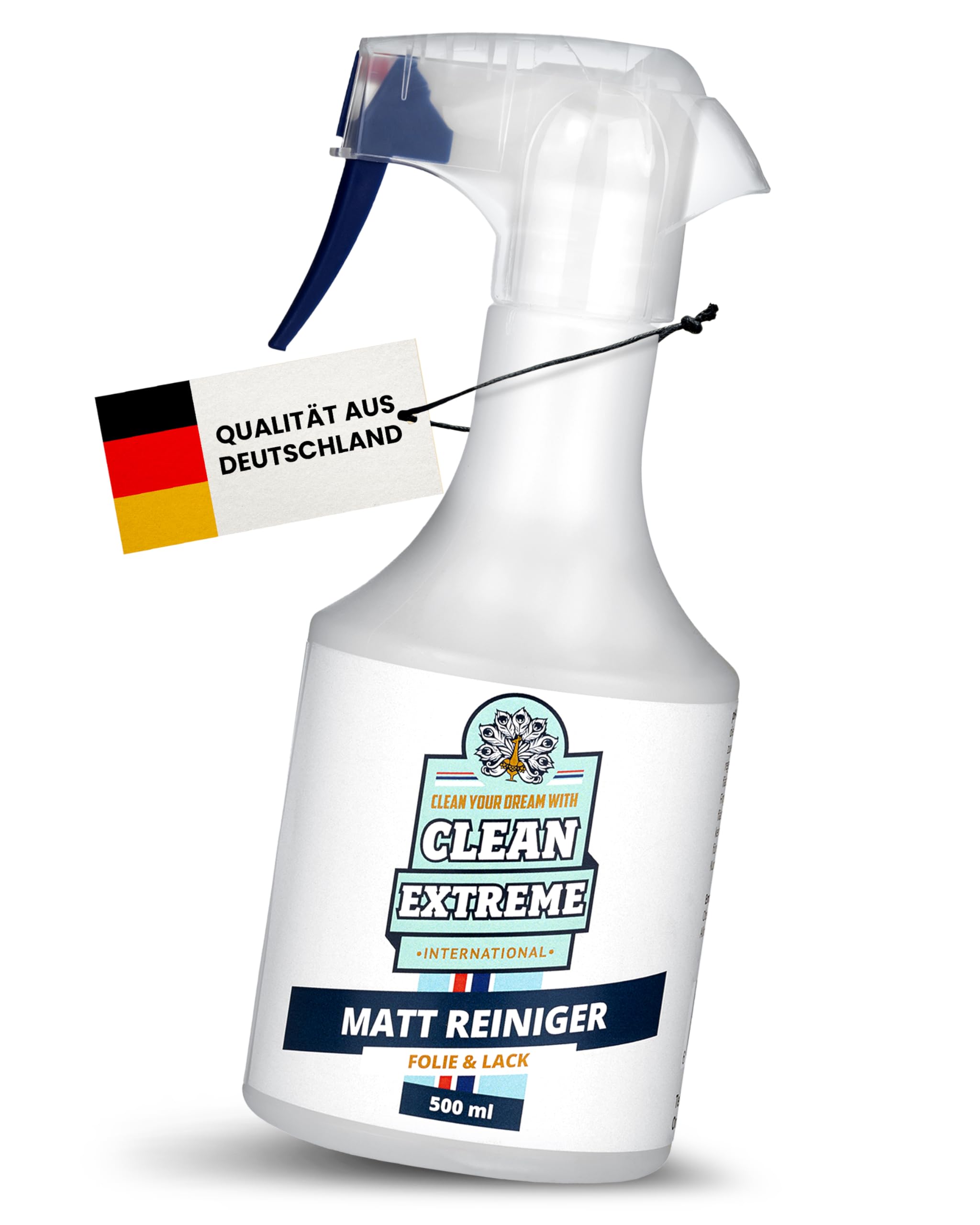 CLEANEXTREME Auto Mattlack Reiniger 500 ml - Spray zum intensiven Reinigen von Autolack matt, Matt-Folie und matter Autosprühfolie. Waschen ohne Wasser Angebot bei HelloDeals