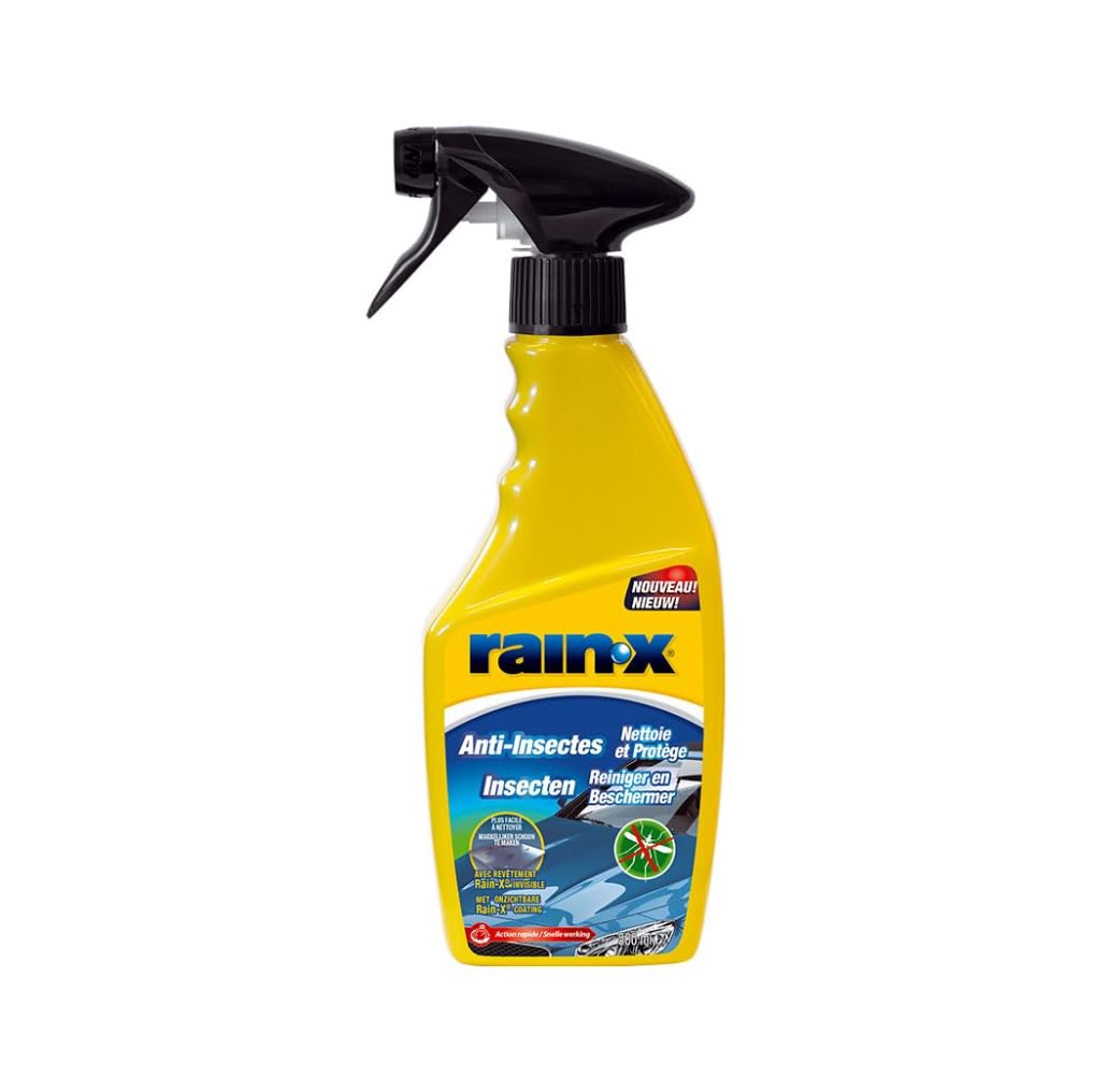 Rain-X Insektenentferner Auto - Entfernt Insektenreste und Vogelkot - Für Windschutzscheibe, Lack & Karosserie - Unsichtbarer Schutz - Einfache Anwendung - 500 ml Angebot bei HelloDeals