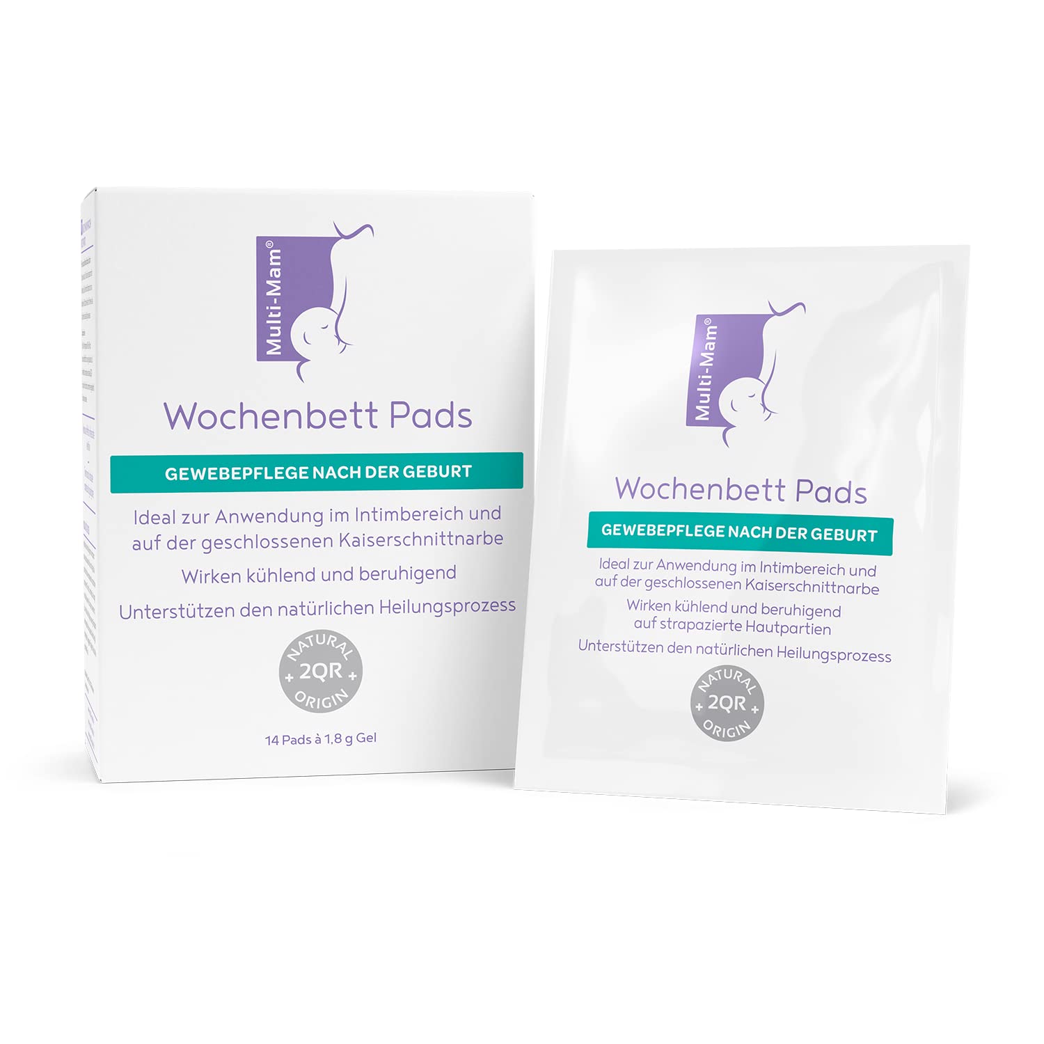 Multi-Mam Wochenbett Pads | zur Gewebepflege nach natürliche Geburt und Kaiserschnitt | eignet sich perfekt für die Kliniktasche Angebot bei HelloDeals