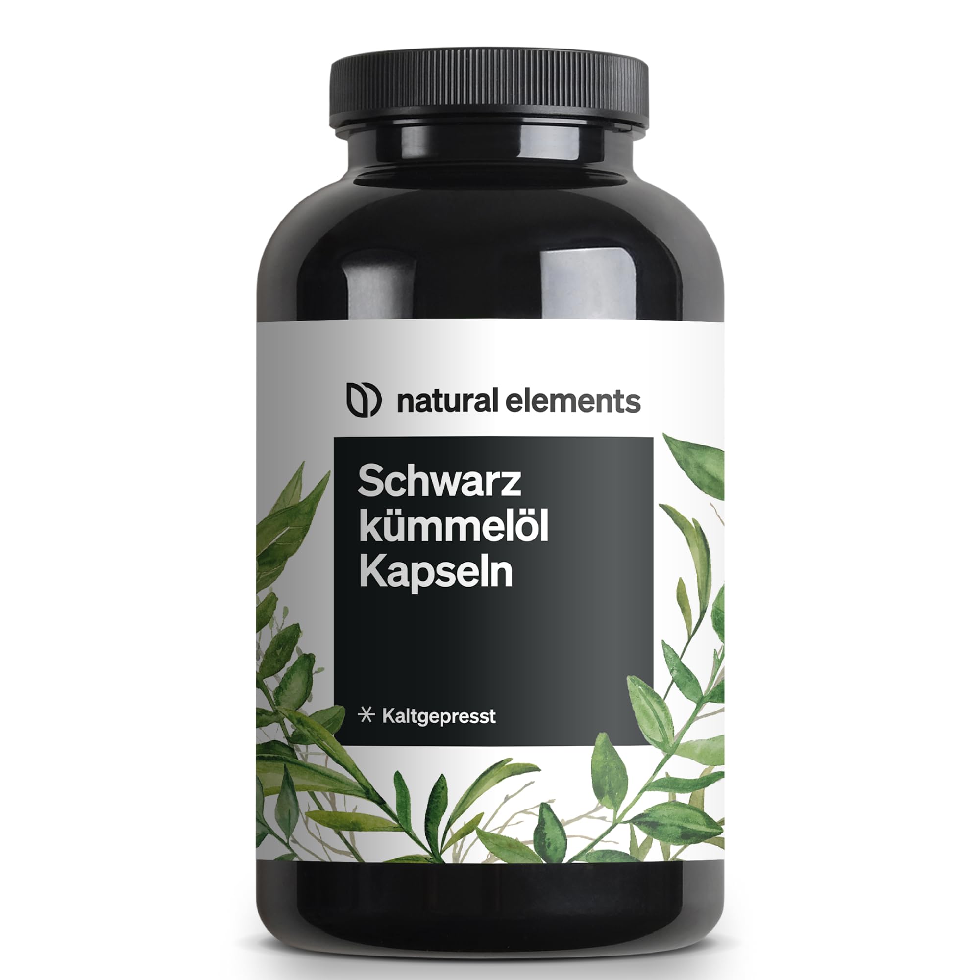 natural elements Schwarzkümmelöl (original Nigella sativa) – 400 Kapseln im 6-Monats-Vorrat – 1.000mg echtes Schwarzkümmelöl/Tag – kaltgepresst, naturbelassen – sorgfältig laborgeprüft Angebot bei HelloDeals