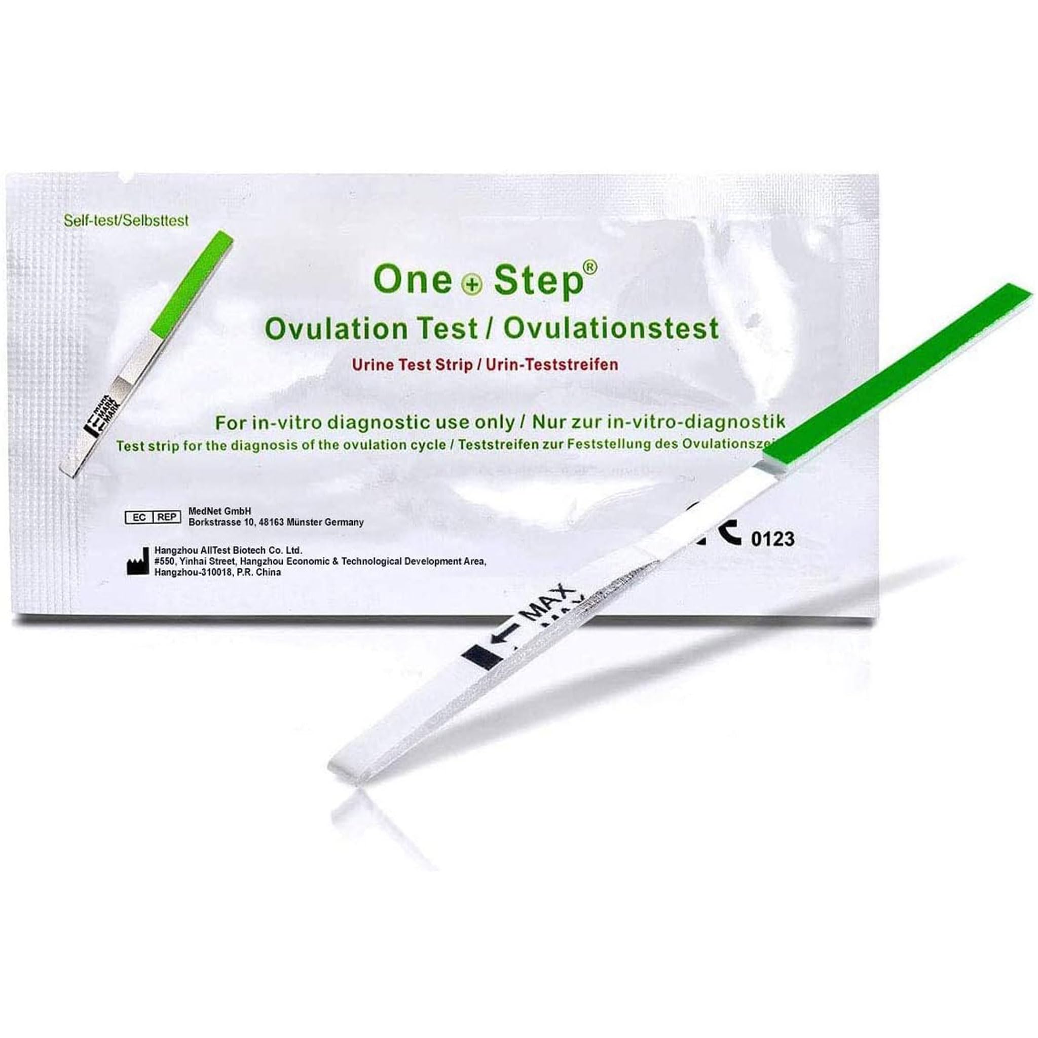 50 Stück One+Step Ovulationstest mit optimaler Sensitivität 20 miu/ml - Fruchtbarkeitstest für Frauen - Ovulationstests für Eisprung bei Kinderwunsch - Urinteststreifen schwanger werden 50 stück (1er Pack) Angebot bei HelloDeals
