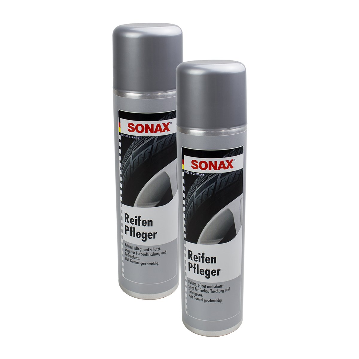 SONAX 2X 04353000 ReifenPfleger Reifen Reinigung Schaum Pflege 400ml Angebot bei HelloDeals