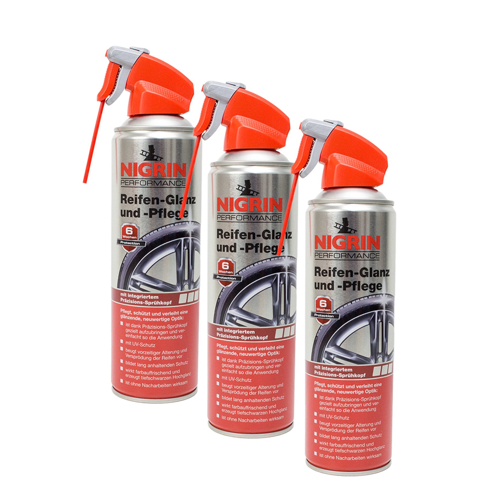 NIGRIN 3X 73896 Performance Reifen-Glanz und -Pflege 500 ml Angebot bei HelloDeals