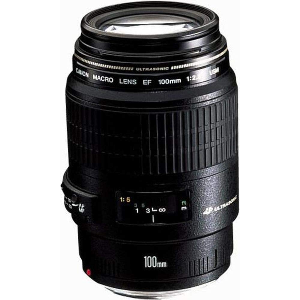 Canon EF 100mm F2.8 USM Macro Objektiv (58 mm Filtergewinde) schwarz (Generalüberholt) EF 100 mm f/2.8 Macro-USM Angebot bei HelloDeals
