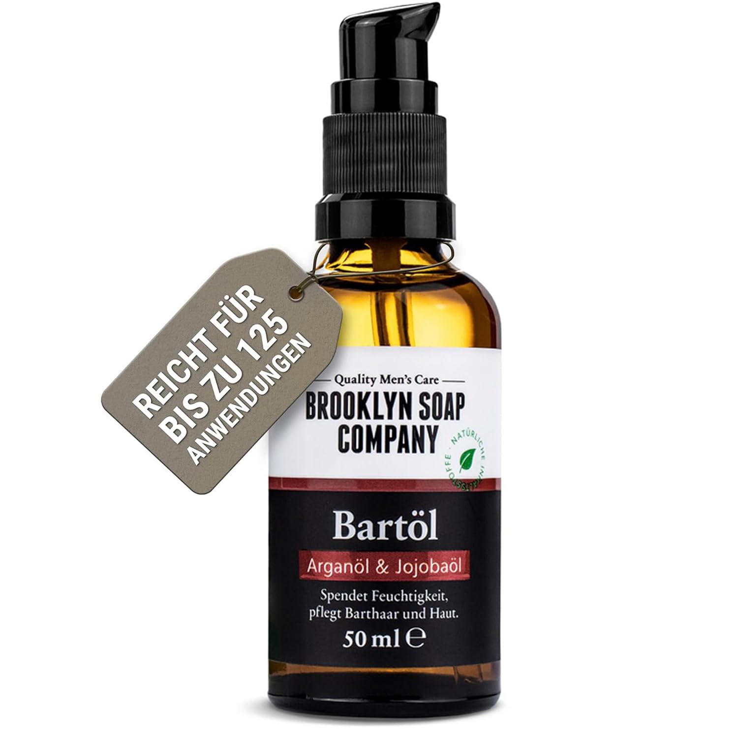 Bartöl (50ml) · BROOKLYN SOAP COMPANY · Beard Oil für Herren· Tägliche Bartpflege für einen weicherer Bart & weniger Jucken ✓ Angebot bei HelloDeals