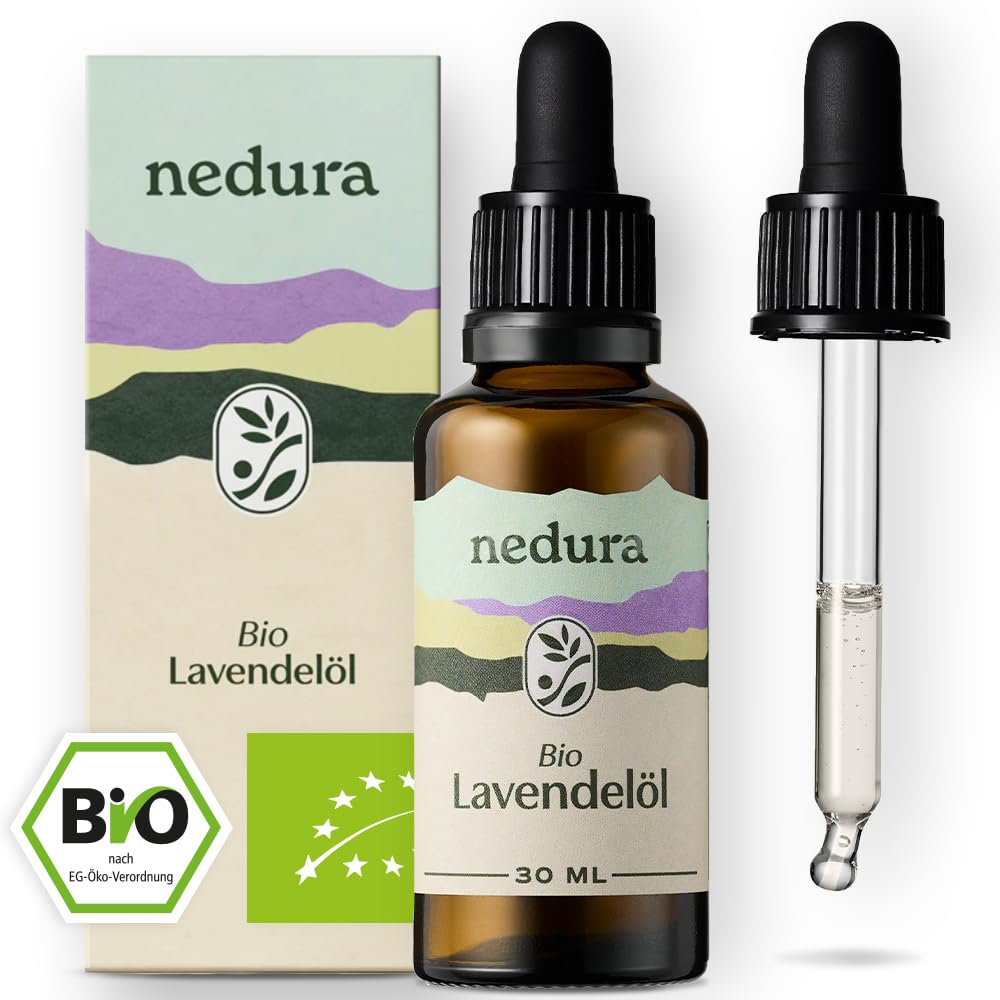 nedura® BIO Lavendelöl [100% NATURREIN] - Echter Lavendel aus Griechenland - Lavandula Angustifolia - Ätherisches Öl für Aromatherapie, Diffusoren, Duftlampen - 30 ml Lavendel 30 ml (1er Pack) Angebot bei HelloDeals