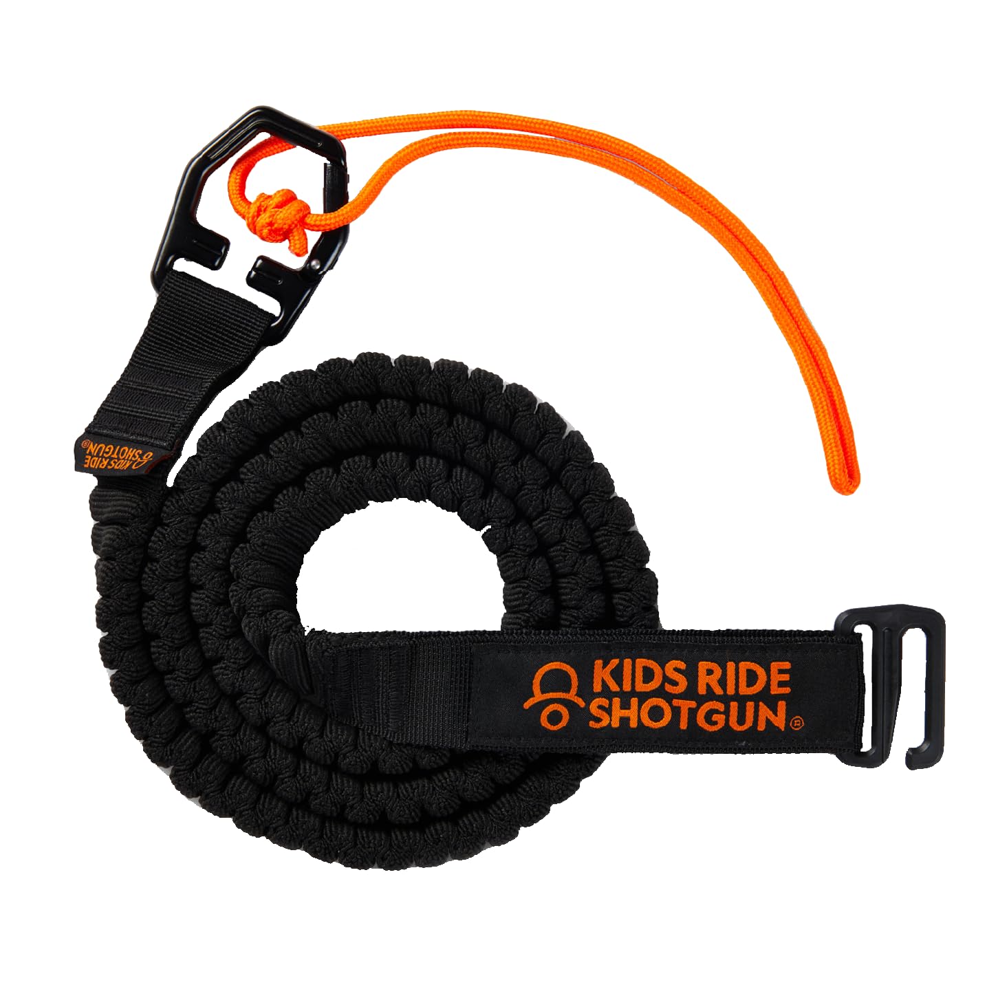 Kids Ride Shotgun – MTB-Abschleppseile – Stretch-Bungee-Seil für Kinderfahrräder, Abschlepp-Hinterradbefestigungen (Quick Fit Tow Rope - Black) Angebot bei HelloDeals