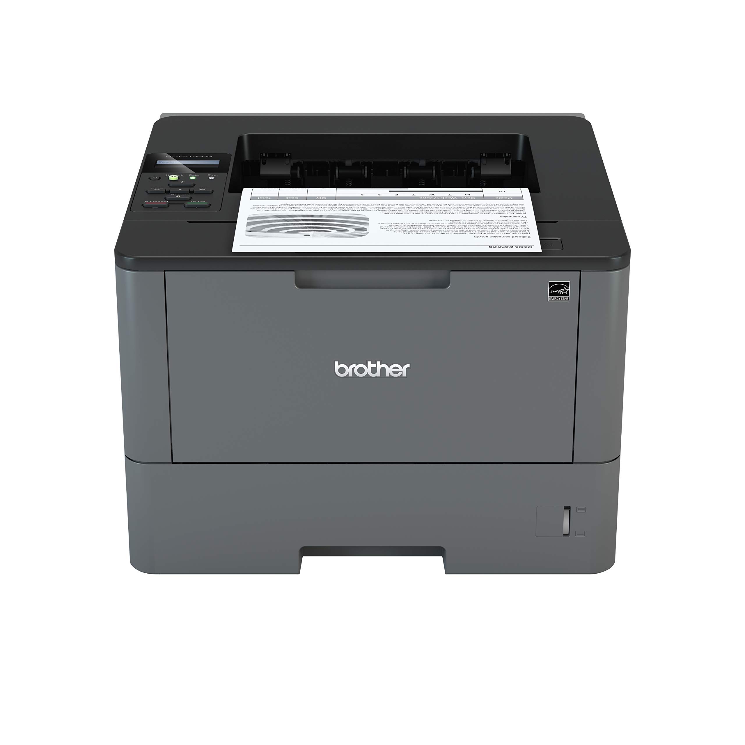 Brother HL-L5100DN Mono-Laserdrucker (A4, 40 Seiten/min, 1200 x 1200 dpi, LAN, Duplex) schwarz (Zertifiziert und Generalüberholt) 40 Seiten/Min. LAN Angebot bei HelloDeals