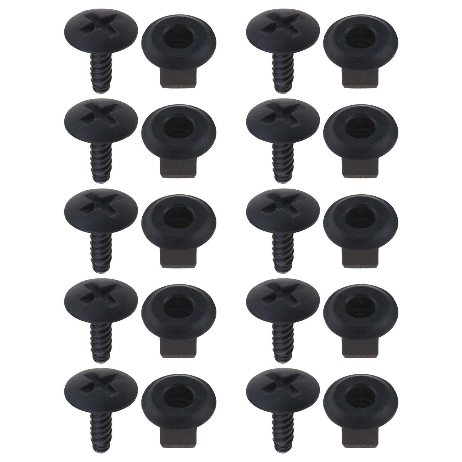 30 Sets Auto Scheinwerfer Batterieabdeckungs Zierschrauben Set 7H0915450 für T5 Kunststoff Halteklammern für Landetafel/Scheinwerfer/Batterie/Motorabdeckung Angebot bei HelloDeals