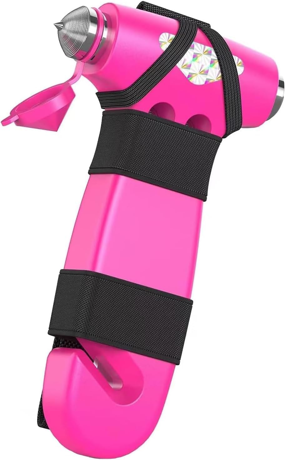 ZYEKIU Nothammer Auto, Window Breaker 3 in 1 Notfall Fluchtwerkzeug, Notfallhammer Auto mit Gurtschneider, Protector Sicherheitshammer Gurtschneider Notfallhammer Auto Ausstiegshilfe (Rosa) Angebot bei HelloDeals
