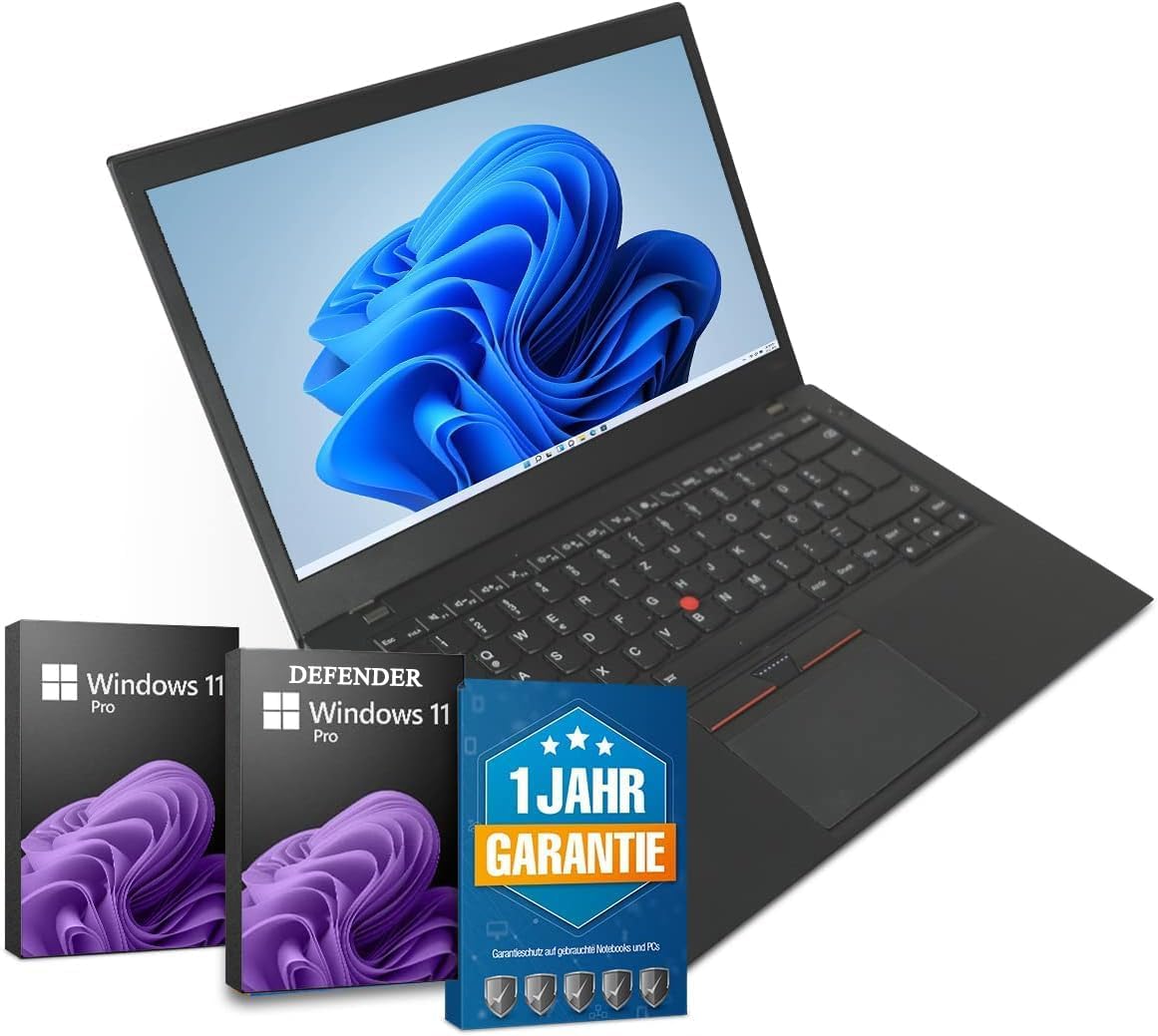 Lenovo ThinkPad T470 Notebook Laptop • 14 Full-HD • CPU Intel Core i5 6th Generation • 8 GB RAM • 256 GB SSD • Windows 11 Pro • Windows Defender Antivirus • (Generalüberholt) Angebot bei HelloDeals