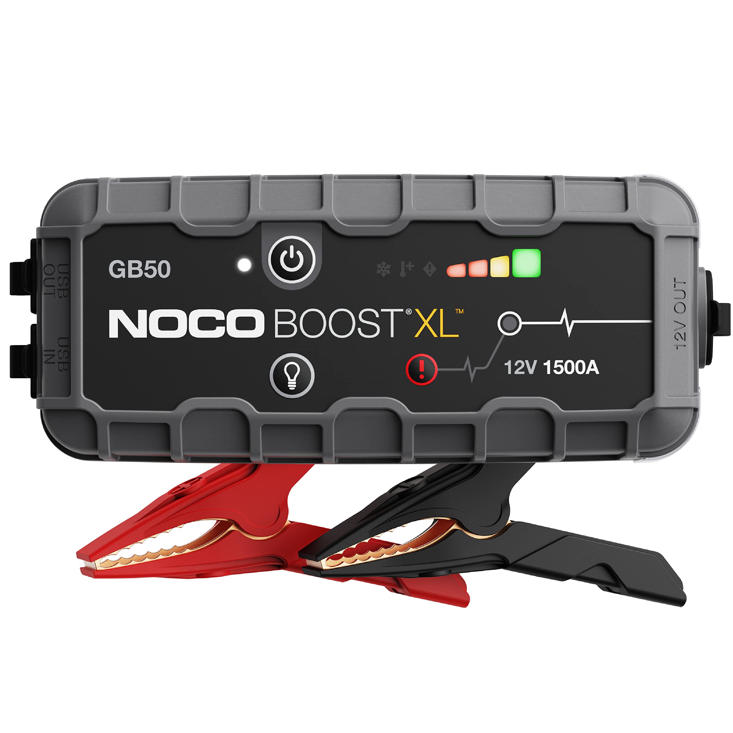 NOCO Boost GB50: 1500A UltraSafe Starthilfe Powerbank – 12V Lithium-Starthilfegerät & Starterkabel – Tragbarer Booster für Benziner bis 7,0L & Diesel bis 4,5L Angebot bei HelloDeals