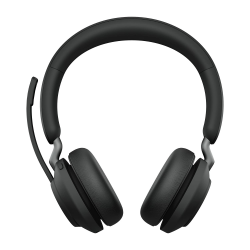Jabra Evolve2 65 Kabelloses PC-Headset – Microsoft Teams-zertifizierte Stereokopfhörer mit Geräuschunterdrückung und langlebigem Akku – USB-A-Bluetooth-Adapter – Schwarz (erneuert) Angebot bei HelloDeals