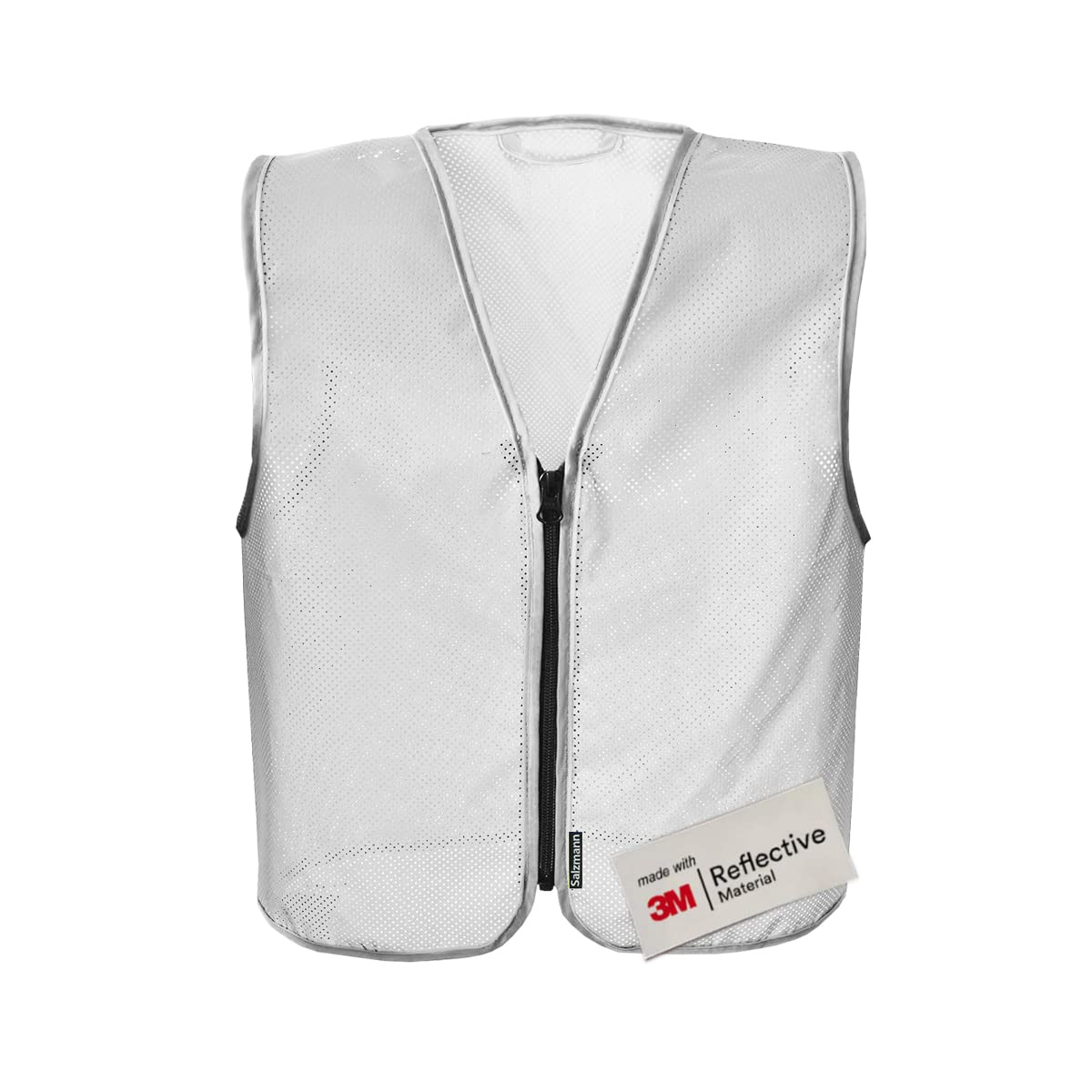 Salzmann Warnweste für Kinder mit Reißverschluss - Hergestellt mit 3M Reflektierendem Material Angebot bei HelloDeals