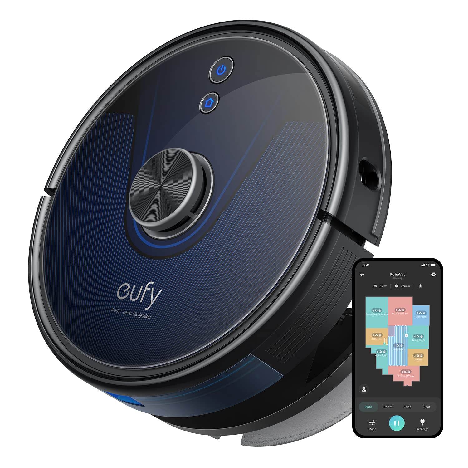 eufy by Anker RoboVac L35 Saug- & Wischroboter (3200Pa Saugkraft, 145min Akkulaufzeit,200ml Wassertank, ideal bei Tierhaaren, mehrstöckige Kartierung, App-/Sprachsteuerung) (Generalüberholt) Angebot bei HelloDeals