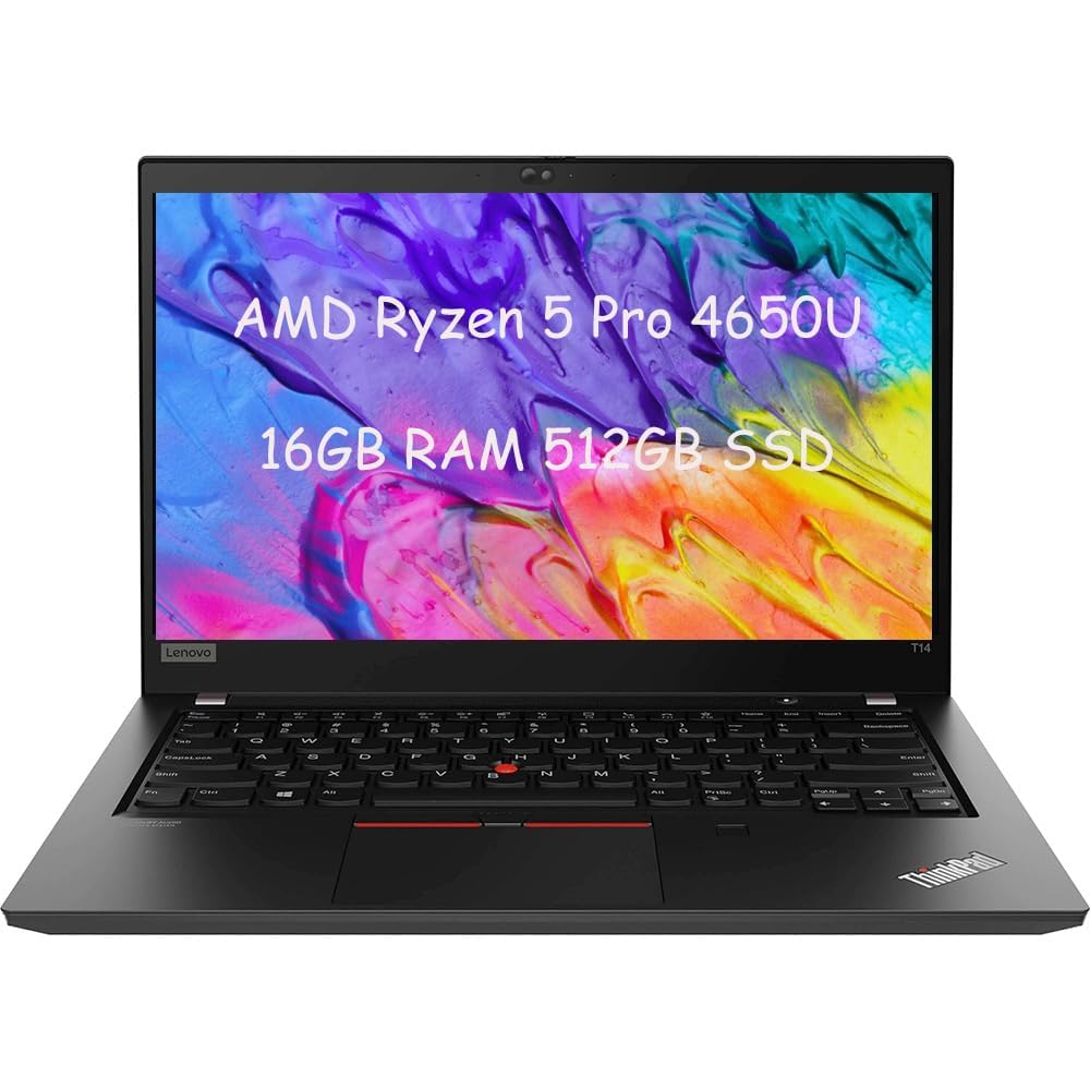 Lenovo Thinkpad T14 Gen 1 Business Laptop, 14" FHD Notebook, AMD Ryzen 5 Pro 4650U, 16GB DDR4 RAM, 512GB SSD, Windows 11 Pro (Generalüberholt) Angebot bei HelloDeals
