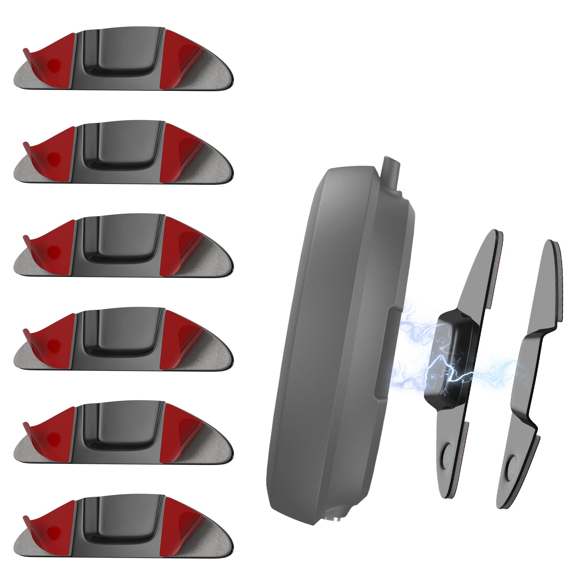 NEWZEROL 6 Stück Ersatz Metallplättchen Set Kompatibel für OOONO 2 / OOONO P-disc No 3/ OOONO Park NO2 / NO1, Stabiler, Fällt Nicht leicht ab,Doppelkleber für Elektronische Parkscheibe Angebot bei HelloDeals
