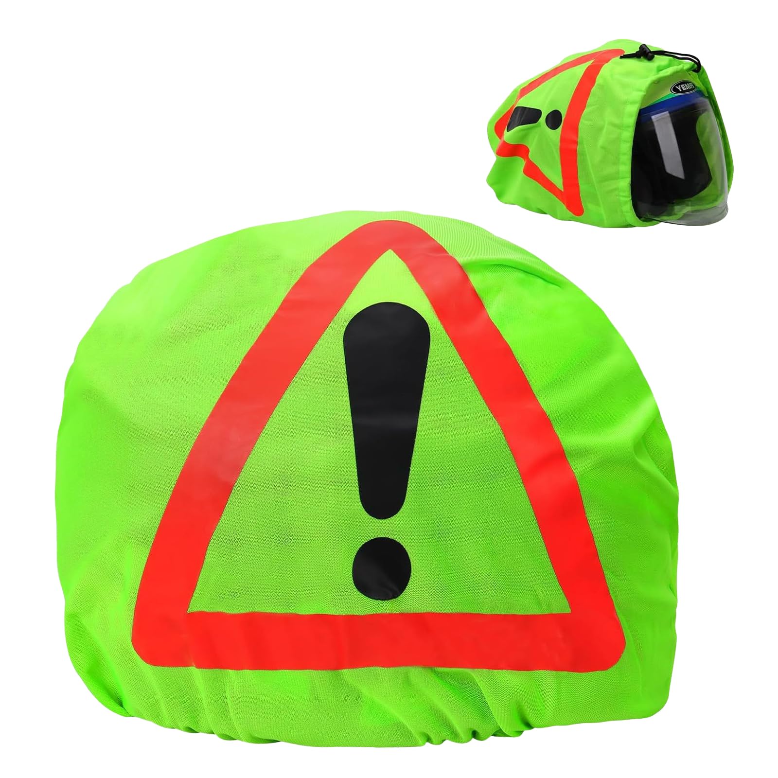 Warndreieck Motorrad, Motorrad Warndreieck Helmüberzug, Warndreieck Motorrad Helm, Motorradhelm Helmüberzug, Erste Hilfe Helmtasche, für Unfallsicherung Unfallstelle Gefahrenstellen Kennzeichnung Angebot bei HelloDeals