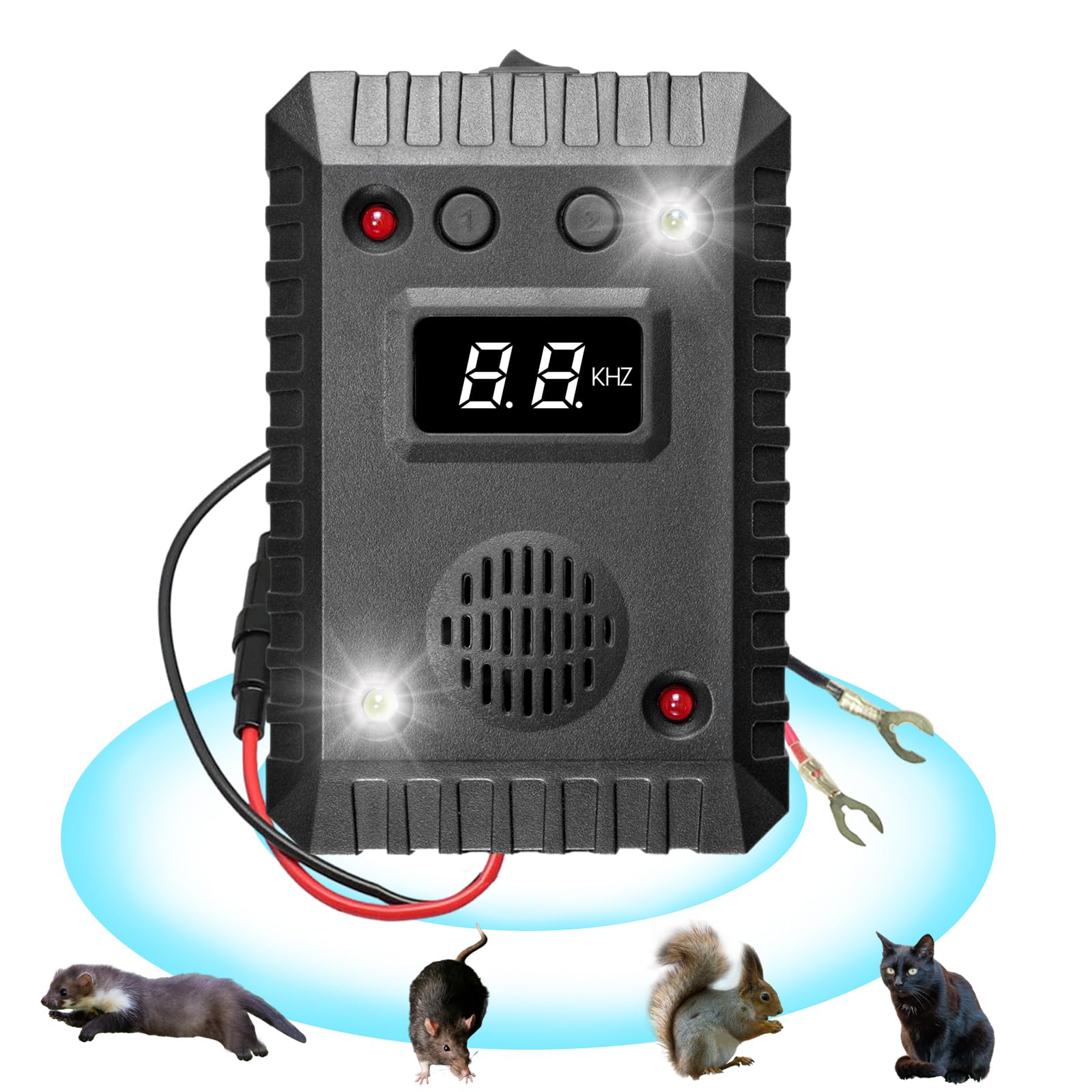 Marderschreck Auto Ultraschall, Maderschrecker für Auto, Marderschutz Motorraum passend für alle Modelle Autozubehör Marder Abwehr, Mäuseabwehr Garten, Dachboden, Haus Marderfalle Lebendfalle Angebot bei HelloDeals