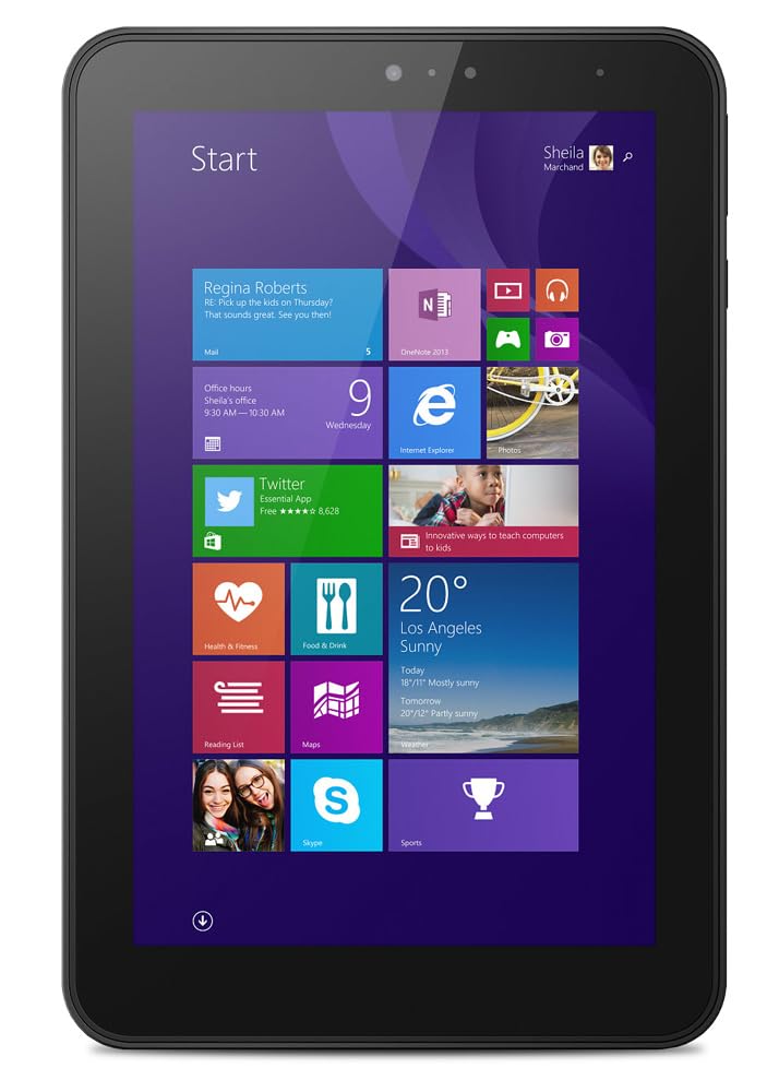 HP Pro 408 Tablet | 8 Zoll HD Touchscreen Display | Intel QuadCore Prozessor | Windows Tab【 32 GB Speicher 】 microHDMI, Kamera, WLAN, Bluetooth, GPS, UMTS - SIM-Karten Steckplatz (Generalüberholt) Angebot bei HelloDeals