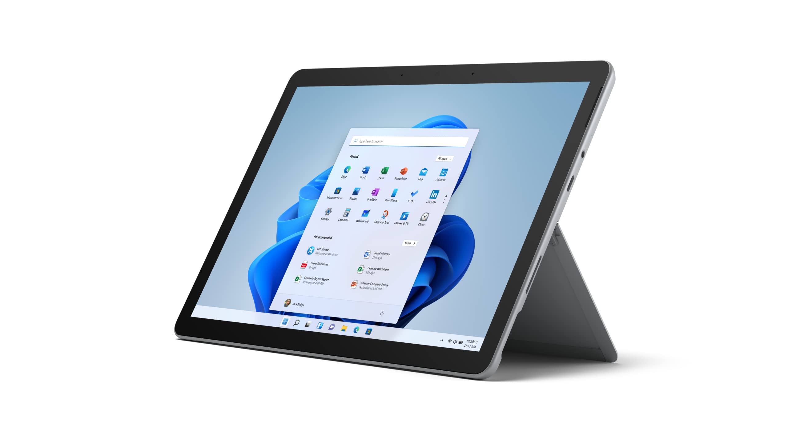 2021 Microsoft Surface Go 3 mit Intel Pentium Gold 6500Y (10.5-zoll, 4GB RAM, 64GB SSD) Platin (Generalüberholt) Platin 4GB RAM + 64GB SSD Wifi Intel Pentium Gold Angebot bei HelloDeals