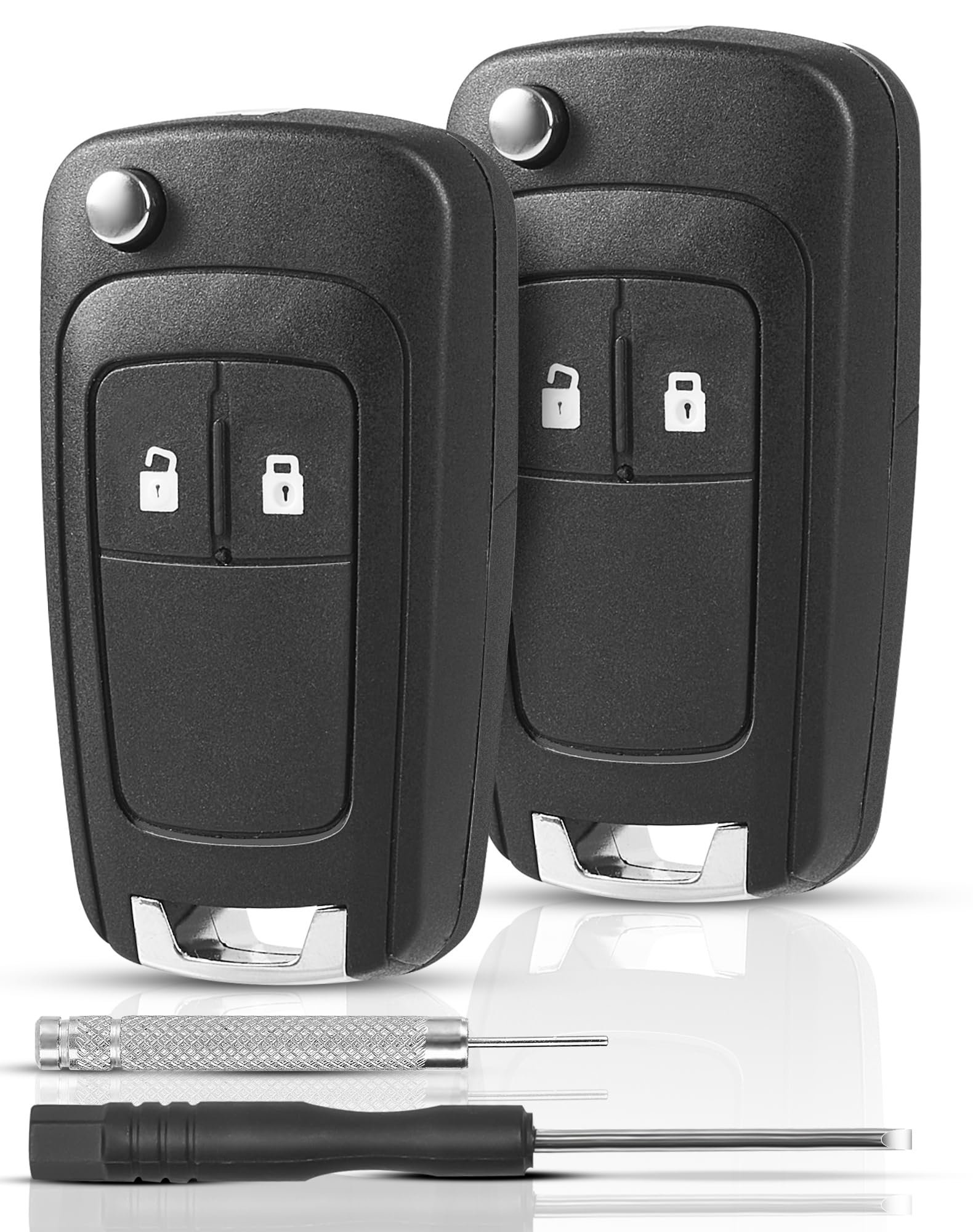 NETONDA 2 STK 2 Tasten Autoschlüssel für Opel/Vauxhall Astra J Insignia Schlüsselgehäuse für Adam Mokka Vectra Zafira Corsa Meriva Auto Ersatzschlüssel für Chevrolet Cruze Orlando Spark Aveo 2 Stück Angebot bei HelloDeals