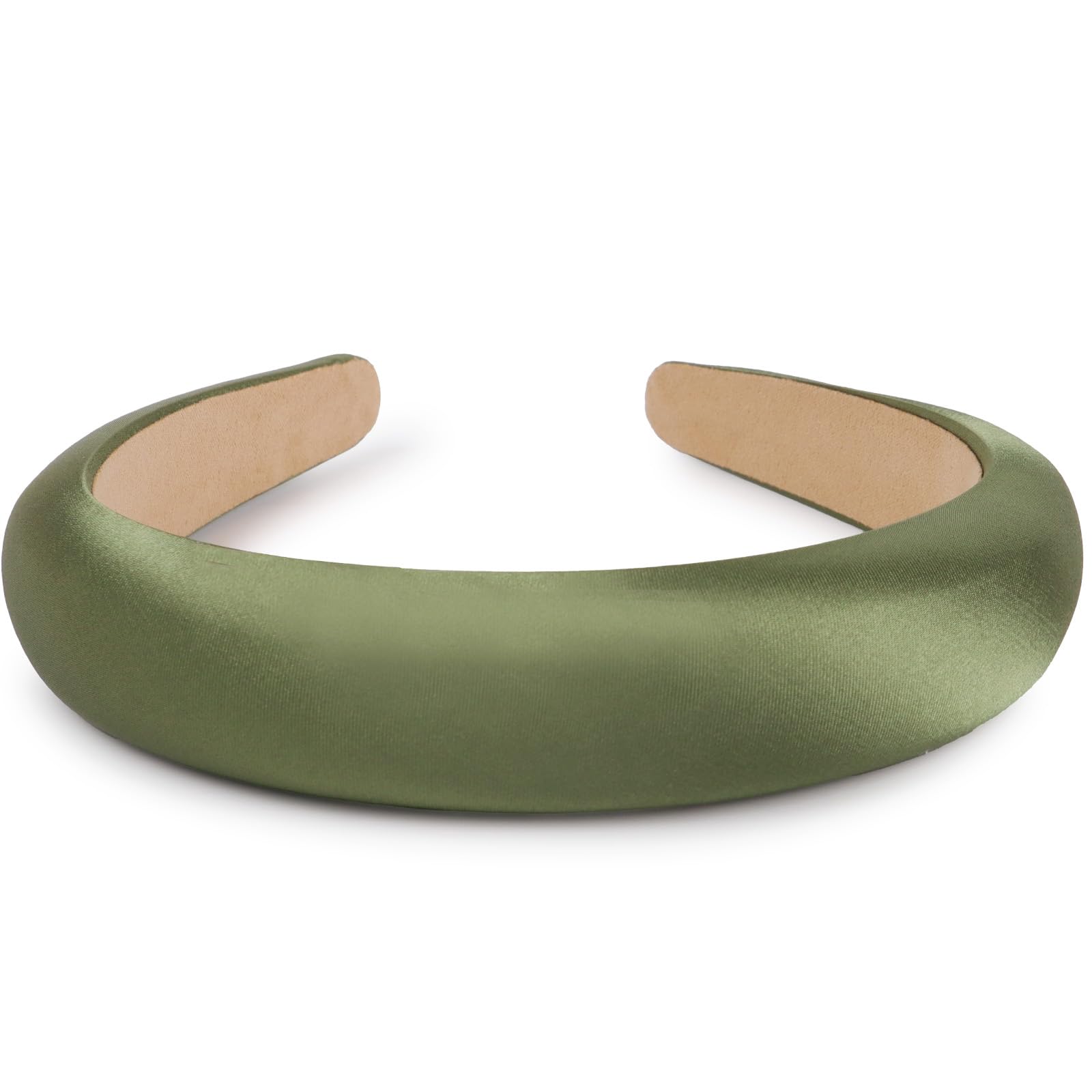 Trachten Haarreif Dirndl Haarschmuck Breit Gepolstertes Haarband Wiesn Haarreifen in Optik-Look Mode Stirnband Einfarbig Kopfband für Bierfest Kostüm Frauen und Mädchen Dunkelgrün Angebot bei HelloDeals