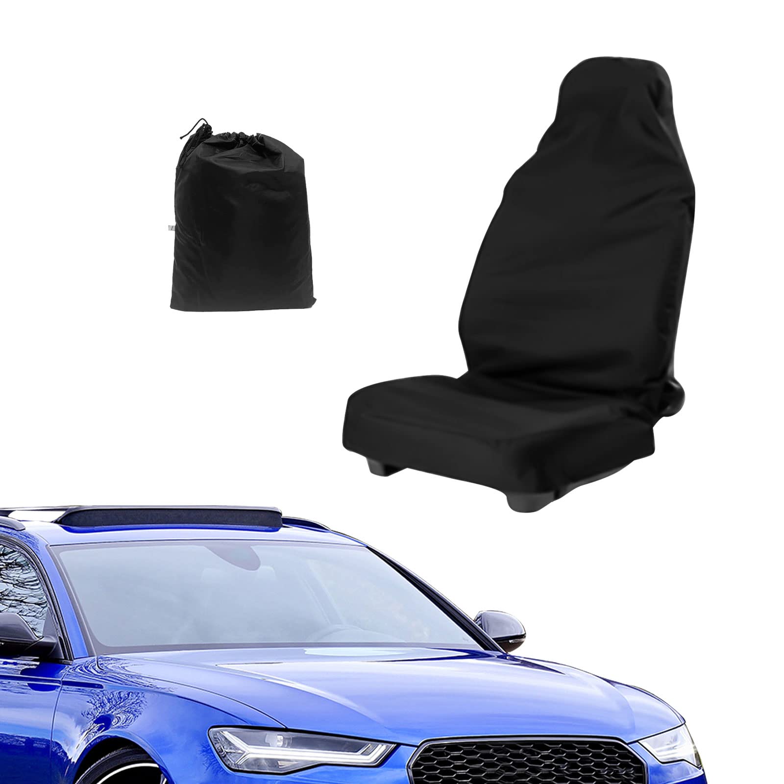 TSHAOUN 1 Stück Autositzbezug für Vordersitze wasserdicht, Auto Vordersitze Universal Kfz Autositzauflage In Schwarz, Sitzbezug Autositze vorne Für Hund Kinder Sport Einfach Zu Säubern Angebot bei HelloDeals