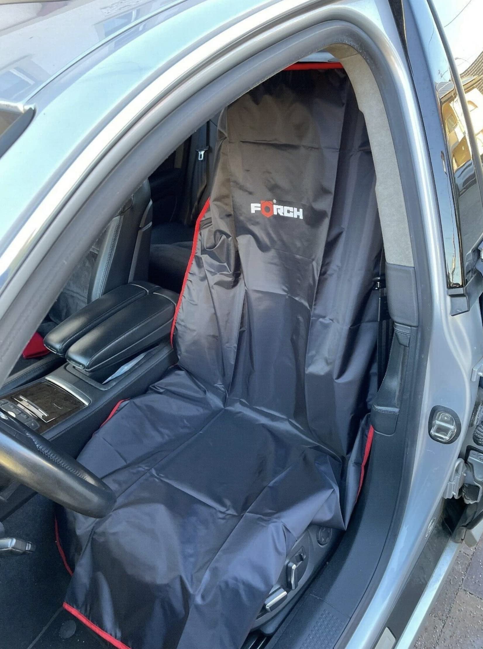 Förch Sitzschoner Werkstattschoner Sitzbezug Nylon waschbar, Schwarz Angebot bei HelloDeals