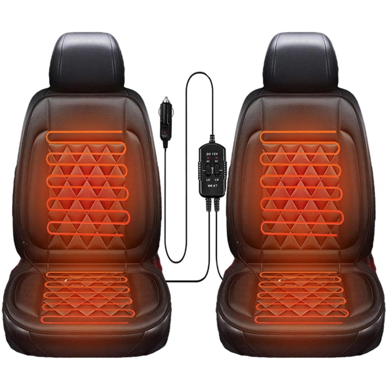 WXJHNYBS Auto Sitz Auflage, Winter Sitzpolster Auto Universelles Autositzauflag Vordersitz Zum Fahren Geeignet Zweisitzer Angebot bei HelloDeals