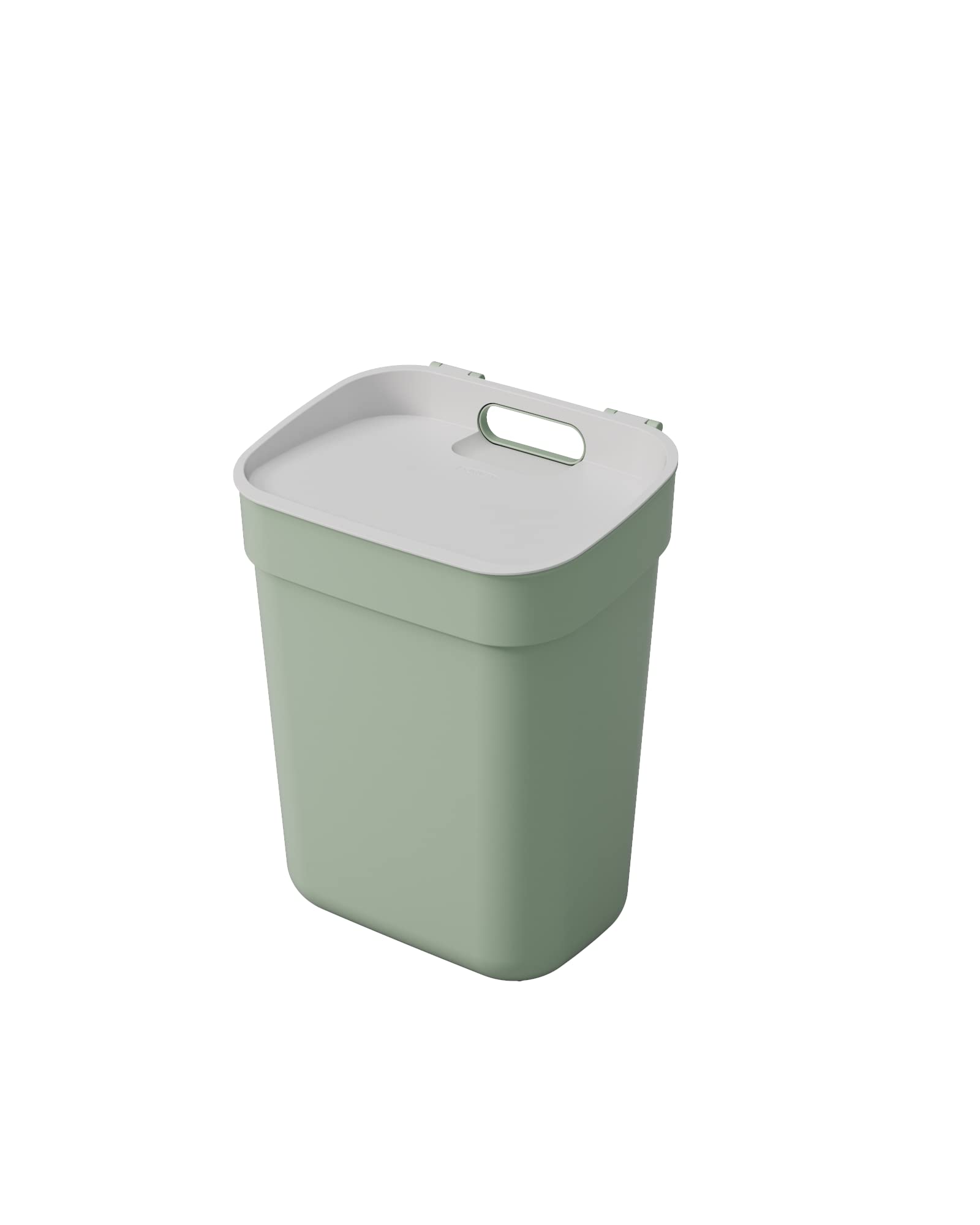 Curver Mülleimer Ready To Collect, 10 l, ideal unter der Spüle, mit Wandhalterung für Wand oder Tür – Küche, Badezimmer, Waschküche – 100% recycelt – Grün Angebot bei HelloDeals