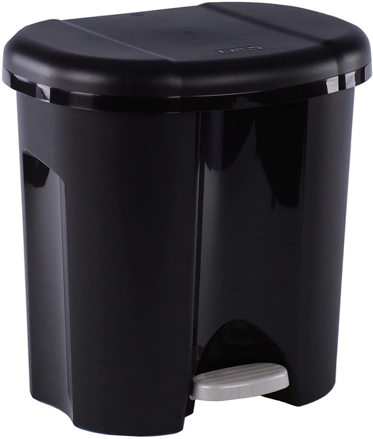 Rotho Duo Mülleimer 2x 10l zur Mülltrennung mit Deckel, Kunststoff (PP recycelt) BPA-frei, schwarz, 2 x 10l (39.0 x 32.0 x 40.5 cm) Duo 2 x 10l Schwarz Angebot bei HelloDeals