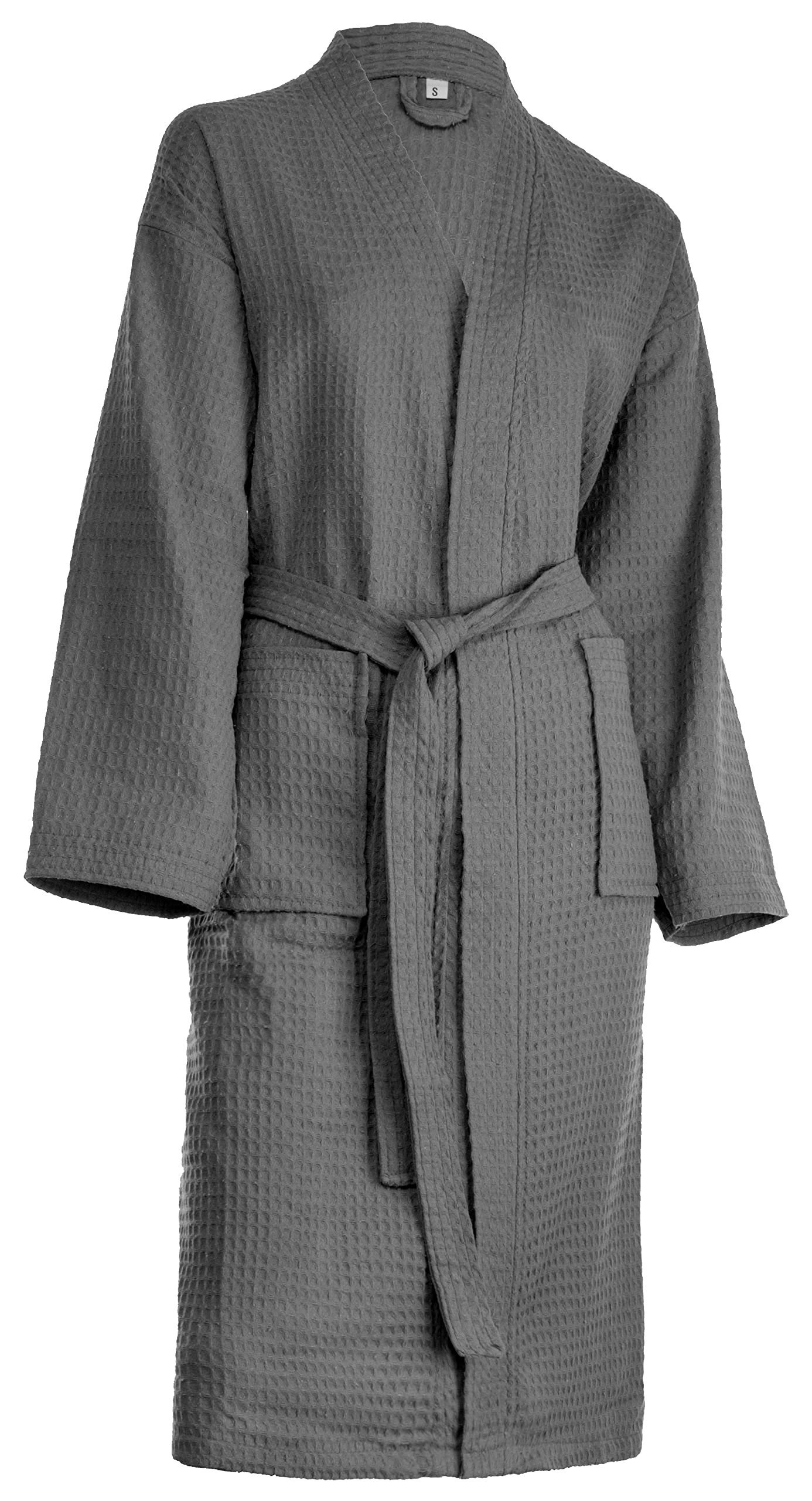 Brandsseller Bademantel Damen & Herren Baumwolle Unisex Leichter Morgenmantel Waffel-Pique Angebot bei HelloDeals