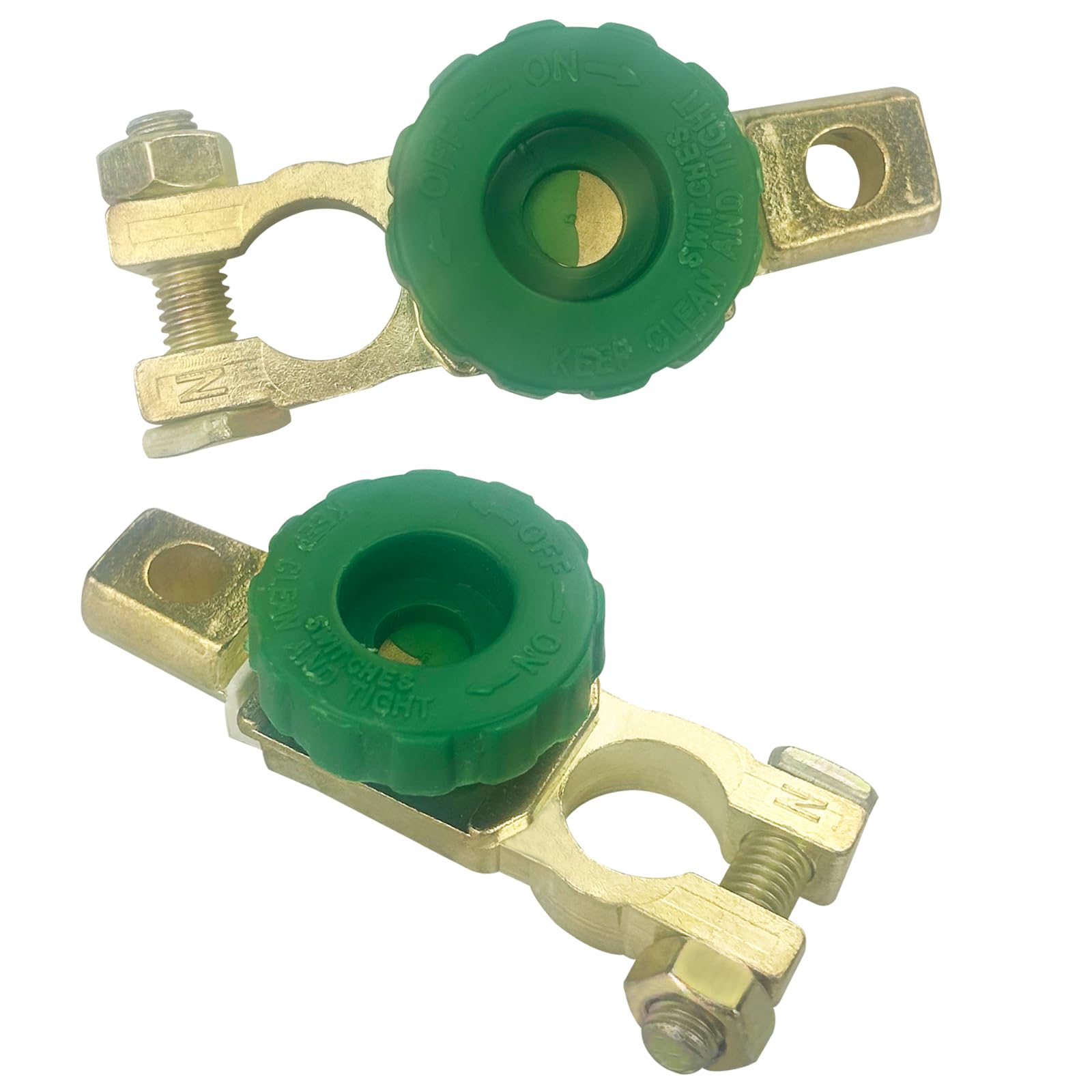 Gentpovth 2 Stück Batterieschalter, Autobatterie Batterie Polklemmen, Batterie trennschalter 12V/24V, Stromunterbrecher für 15–17 mm Elektrodenkopf, für PKW, Transporter, Schiffe, Wohnmobile Angebot bei HelloDeals