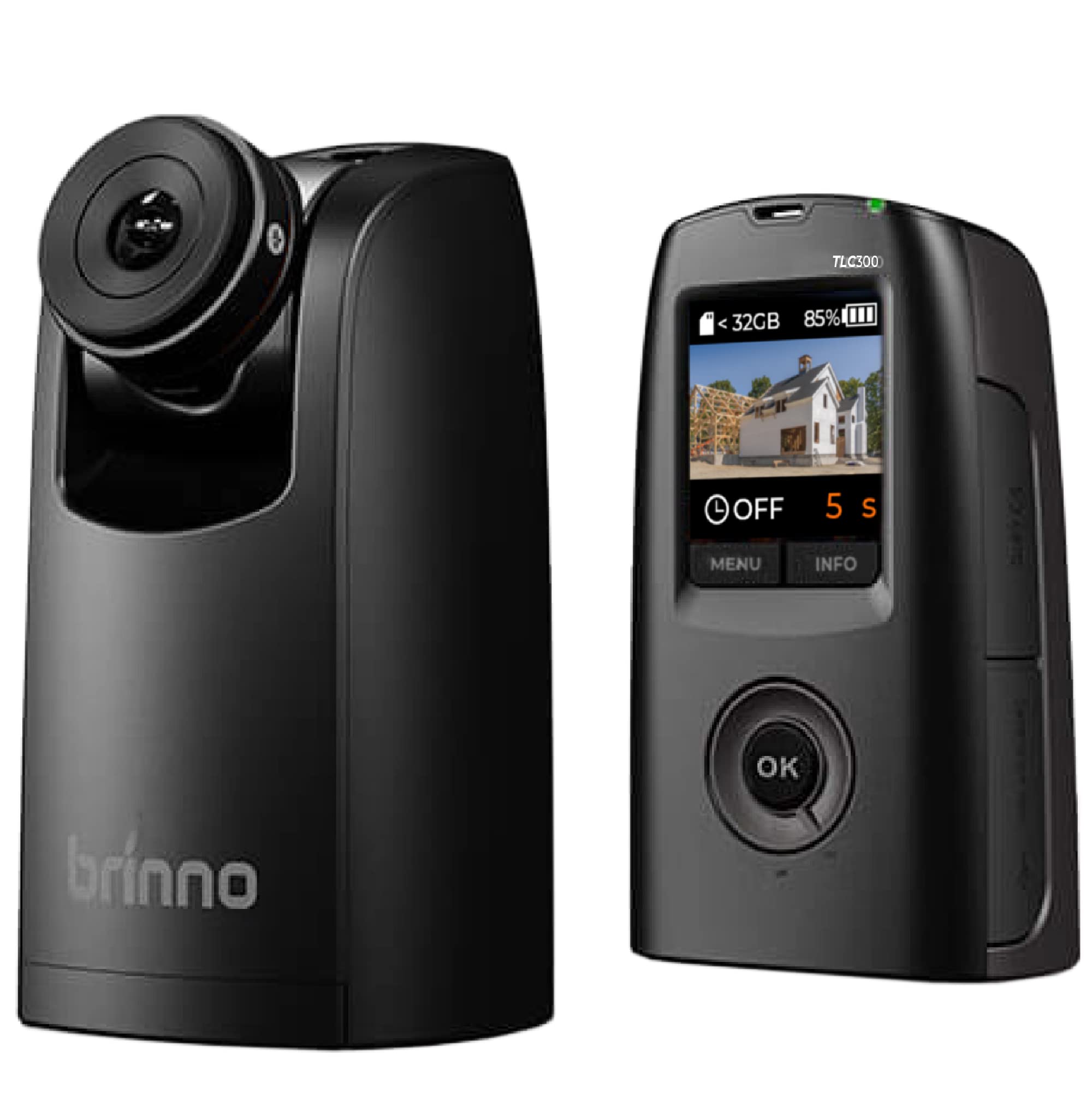 Brinno TLC300 Zeitrafferkamera – 1080P HDR/FHD, 118° FOV, F2.0, 1,44 Zoll entspiegelter IPS-LCD-Bildschirm, Bauprojekte im Innen- und Außenbereich, Lange Akkulaufzeit mit AA-Batterien (bis 100 Tage) Angebot bei HelloDeals