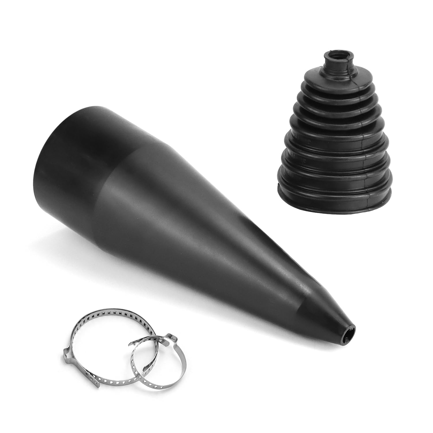 QWORK® Achsmanschetten Faltenbalg, Achsmanschettensatz mit Metallschellen, incl Montagekegel Angebot bei HelloDeals