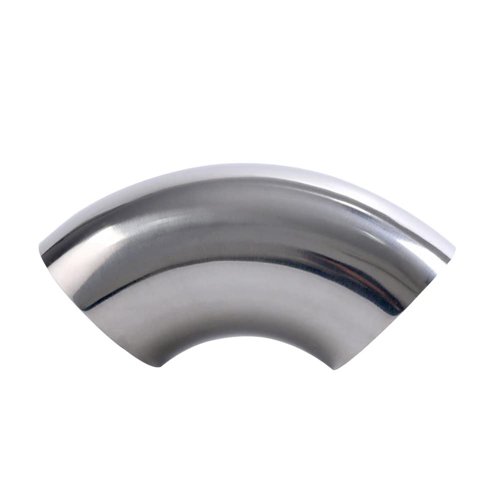 65mm Edelstahl Bogen 90 Grad 63mm Rohrbogen Rohr Auspuff Bogen SS304 Dornbiege Elbow Bending Pipe (90Degree, 2.5Inch(2,5 Zoll)) 90Degree 63mm( 2,5 Zoll) Angebot bei HelloDeals