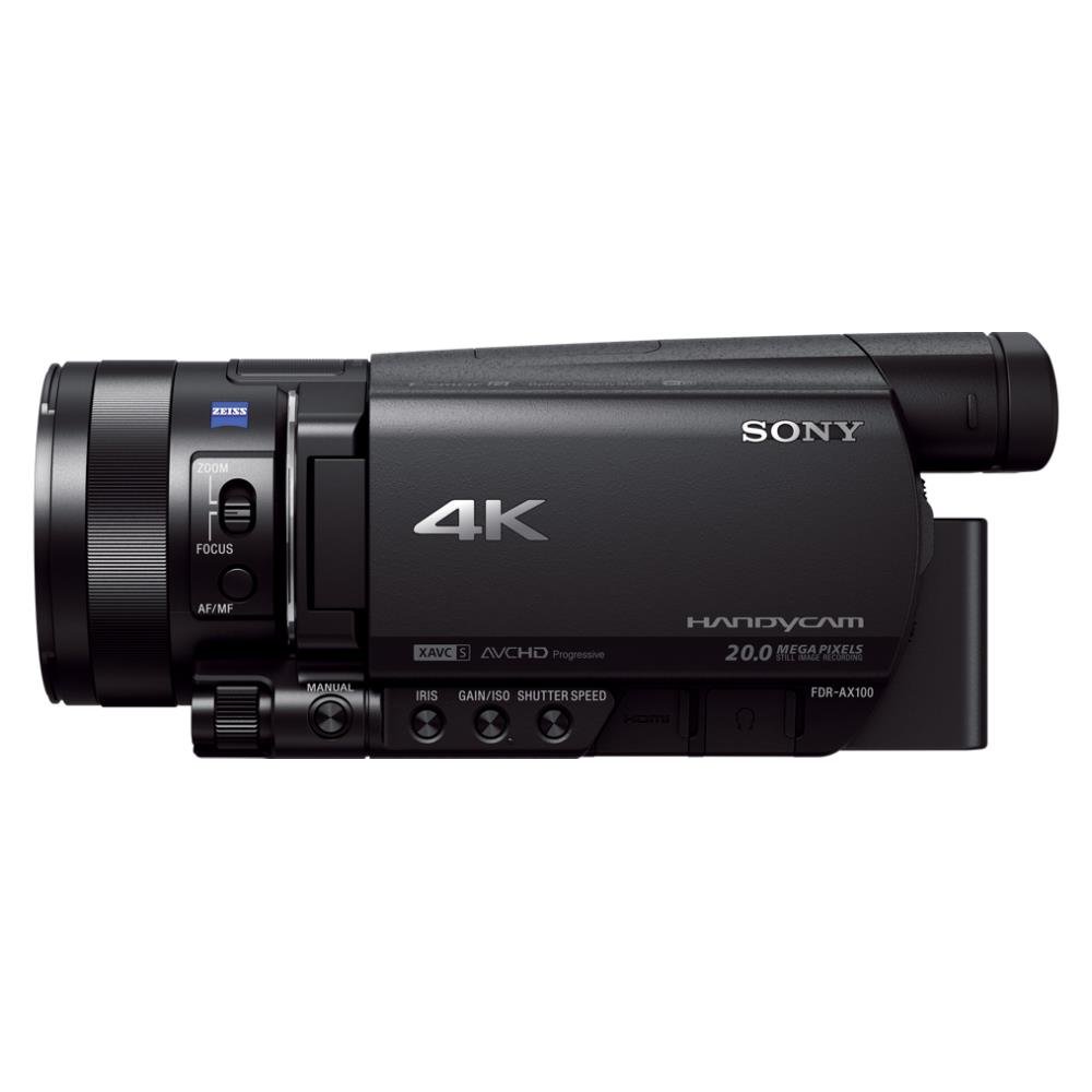 Sony FDR-AX100 4K Ultra HD Camcorder / Videokamera, Schwarz Single Angebot bei HelloDeals