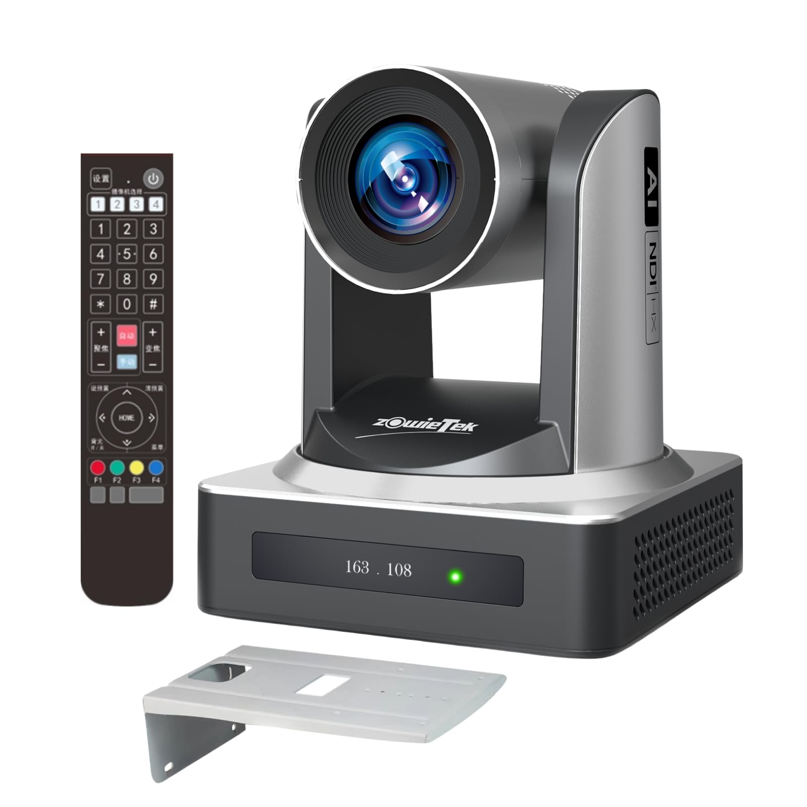 zowietek NDI PTZ Kamera (Native NDI 6 zertifiziert), AI Auto Tracking 1080P60 PoE, 20X optischer Zoom, 3G-SDI HDMI USB 3.0 LAN, Live-Streaming für Kirchentreffen, Bildung, Sport, Krankenhaus, Hochzeit AI NDI HDMI SDI USB 20X Angebot bei HelloDeals