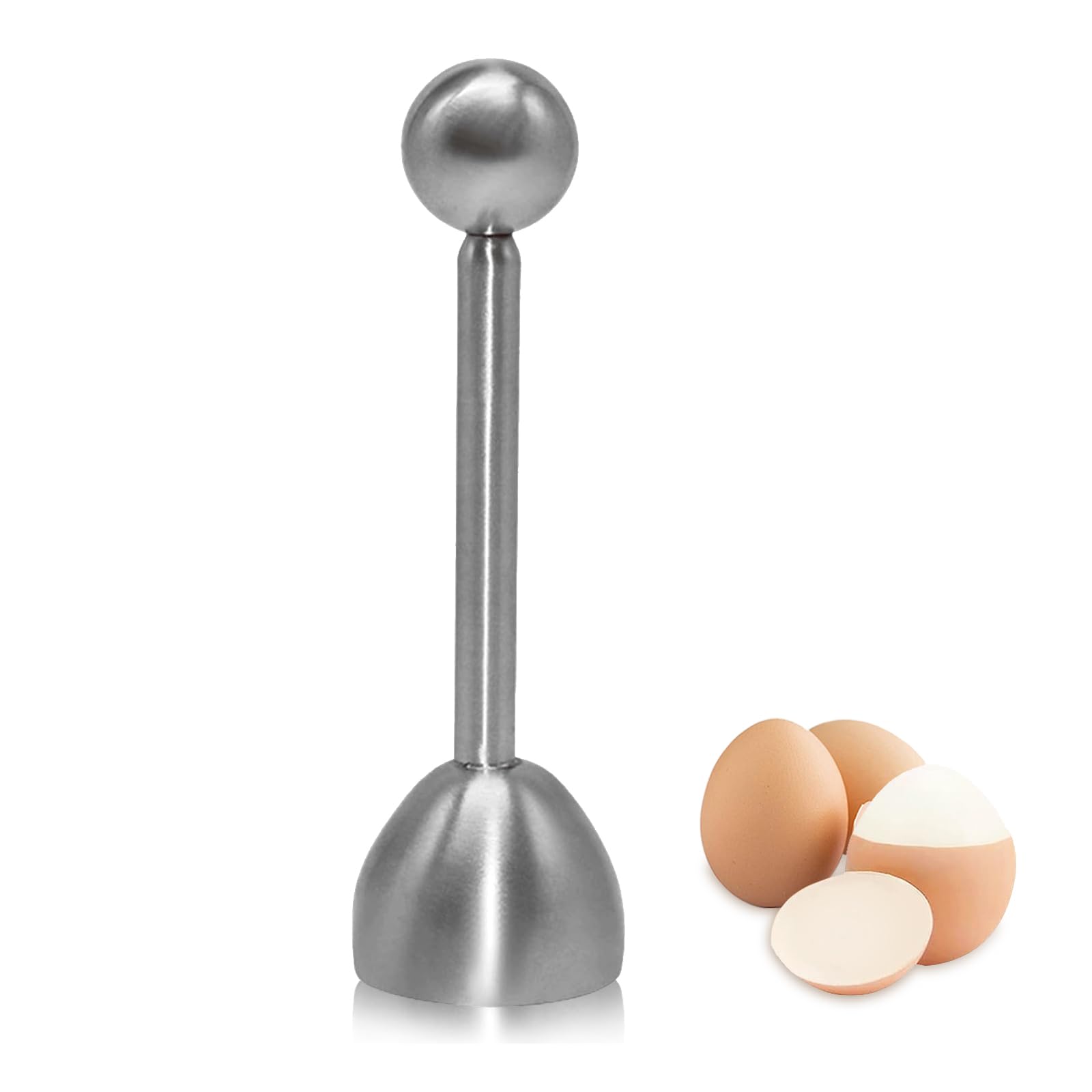 Eierköpfer Edelstahl Eieröffner, Eier Cutter Eierköpfer, Eier Cracker für Weiche und Hartgekochte Eier oder Rohe Eier (1) Angebot bei HelloDeals
